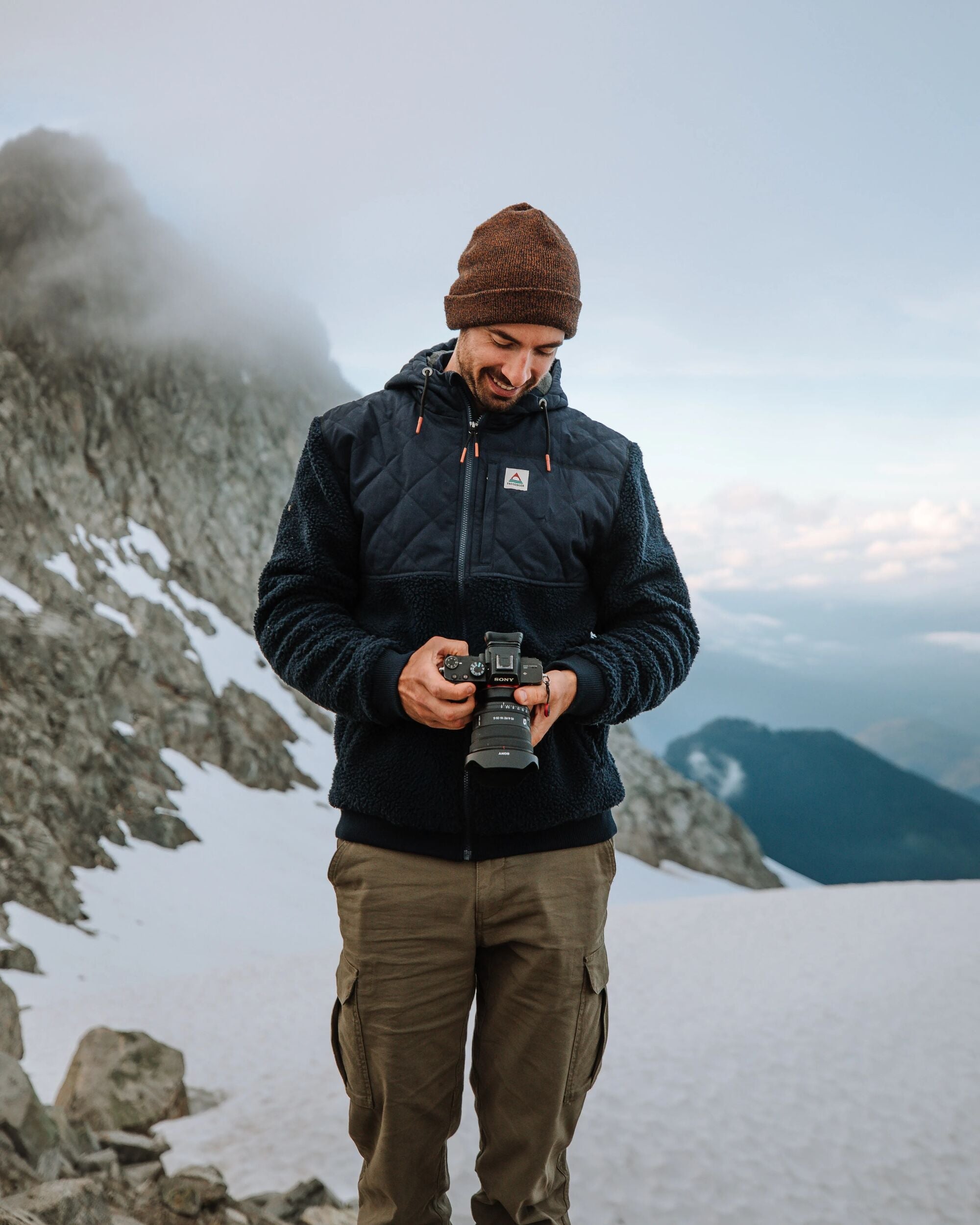 Adventure Recycled Deep-Pile Sherpa Fleece - Rich Navy