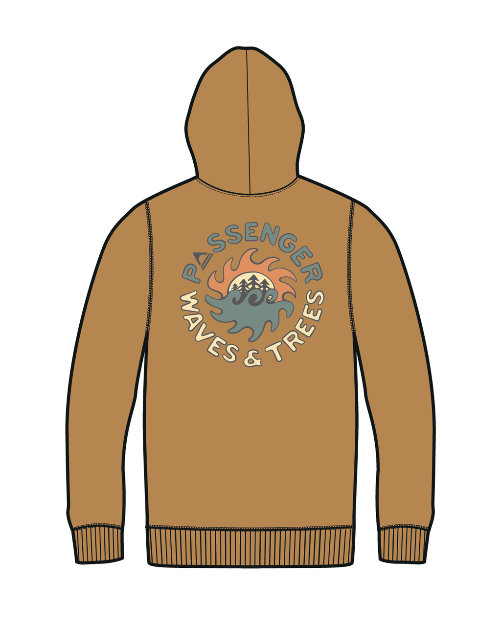 Dune Relaxed Fit Hoodie - Spruce Yellow
