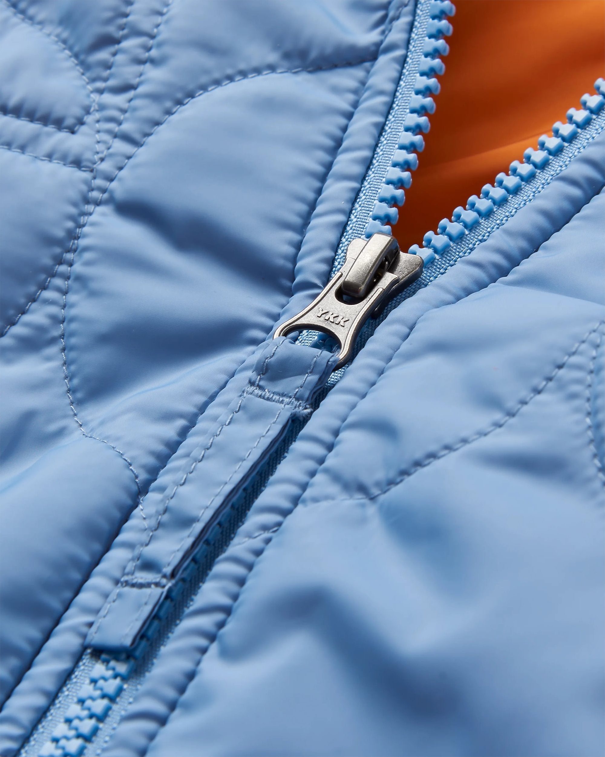 Flora Long Recycled Insulated Parka - Faded Denim