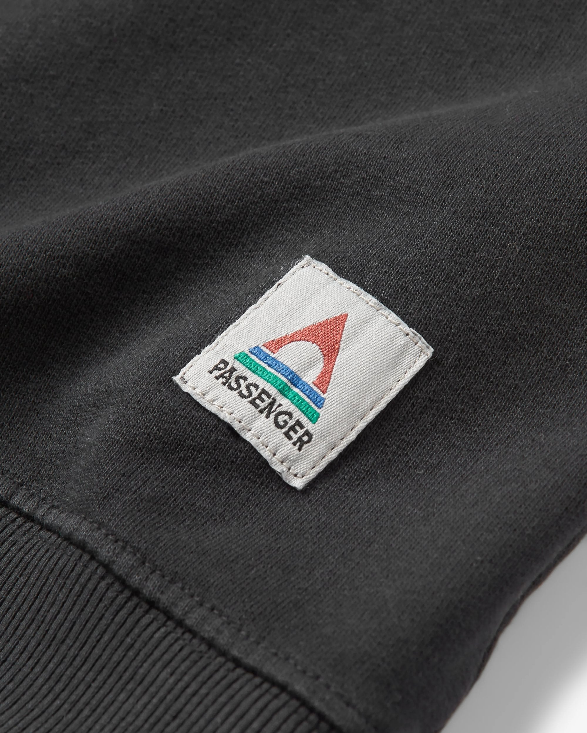 Heritage Recycled Cotton Sweatshirt - Black