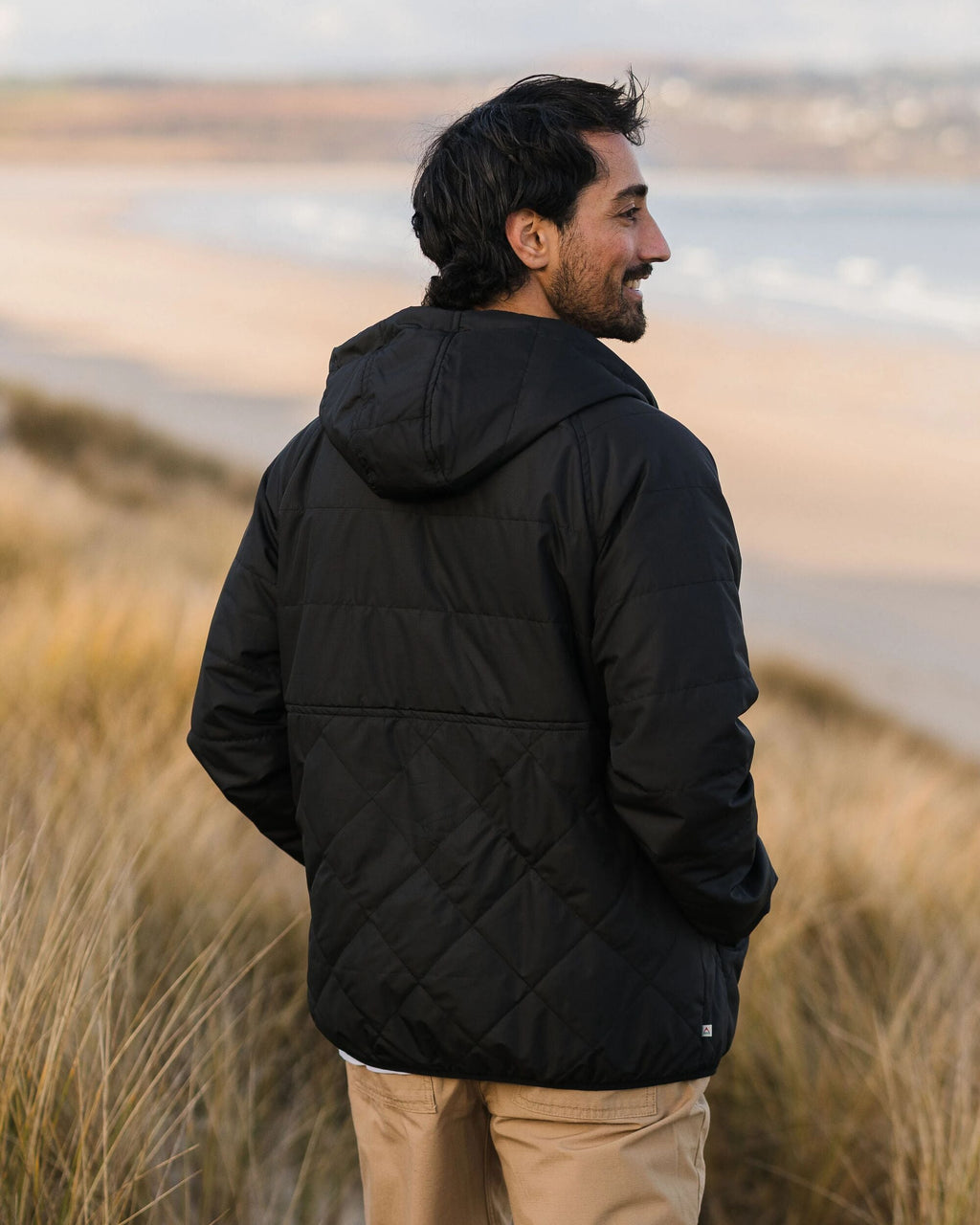 Dylan Recycled Insulated Full Zip Jacket - Black