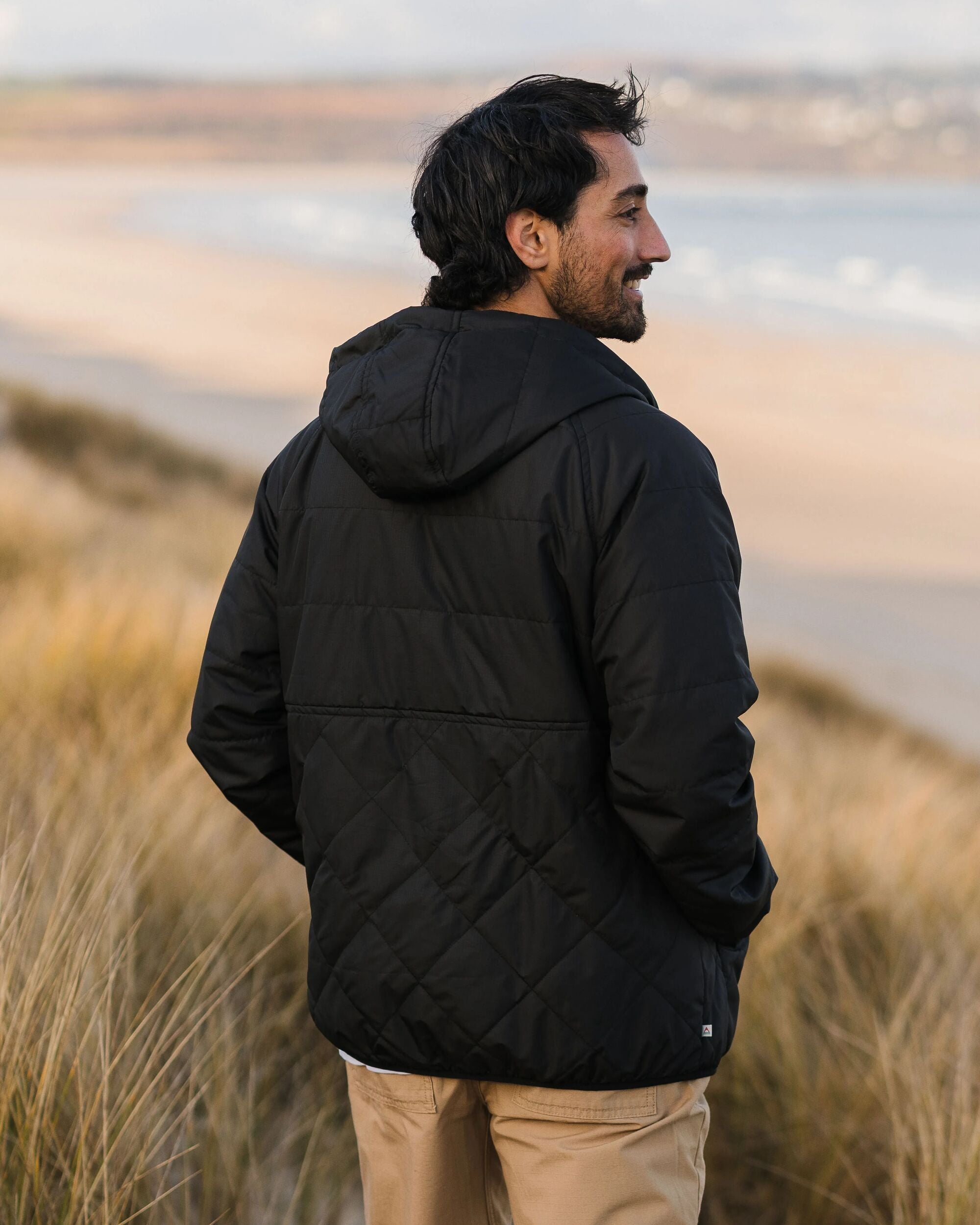 Dylan Recycled Insulated Full Zip Jacket - Black