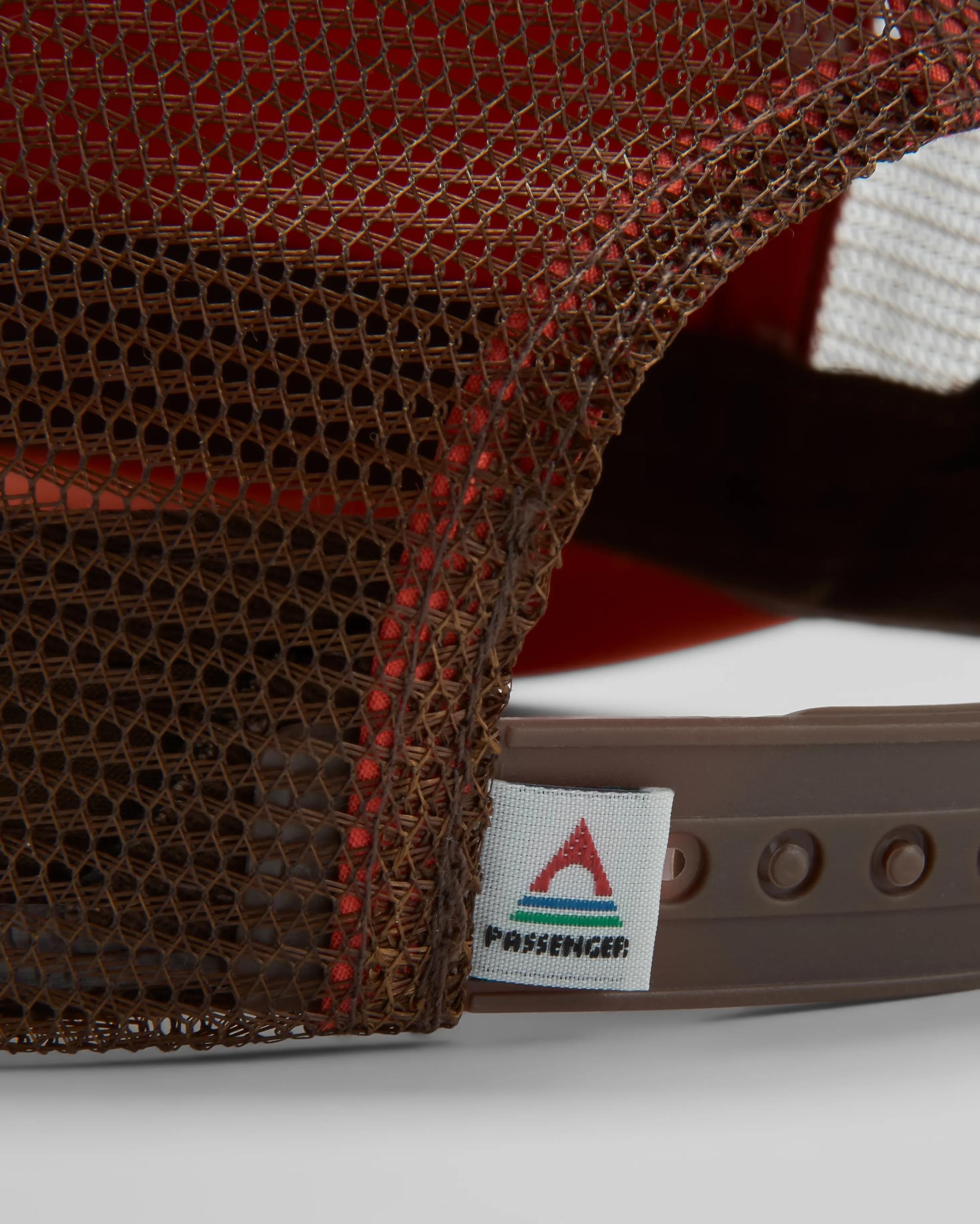 Escapism Trucker Cap - Chestnut/Sunrise Orange