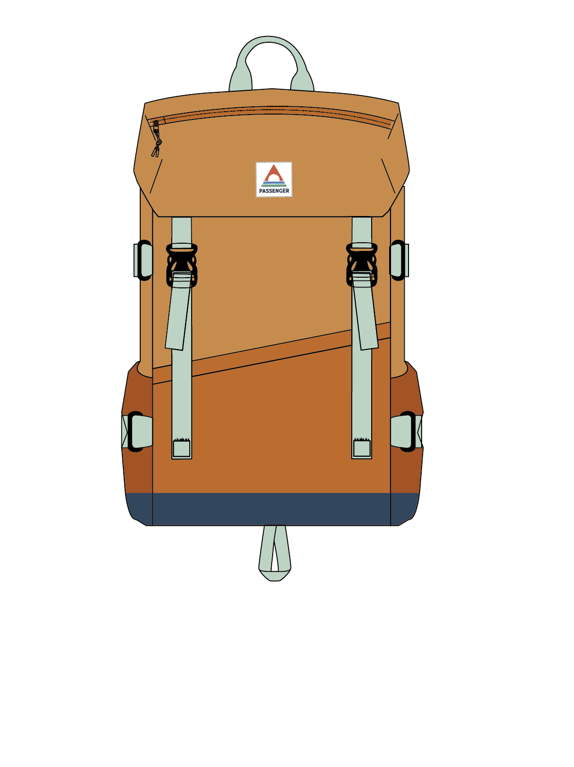 Boondocker Recycled 18L Backpack - Spruce Yellow