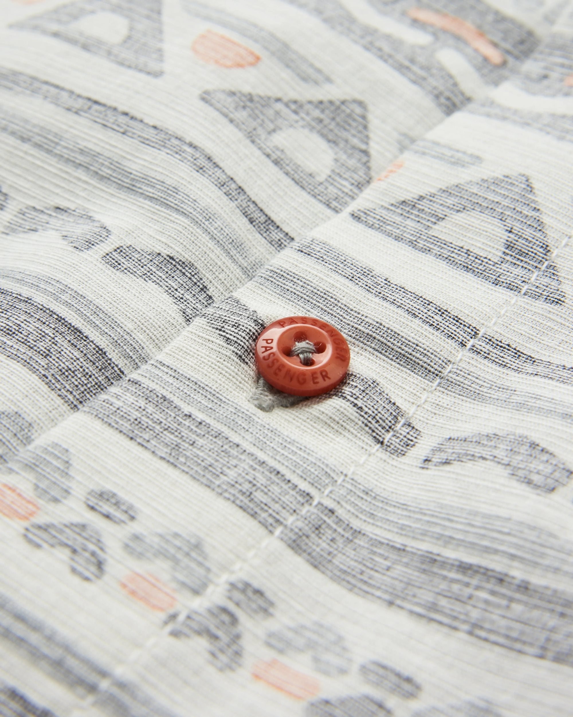 Chill Textured Short Sleeve Shirt - Geo Track Storm Grey