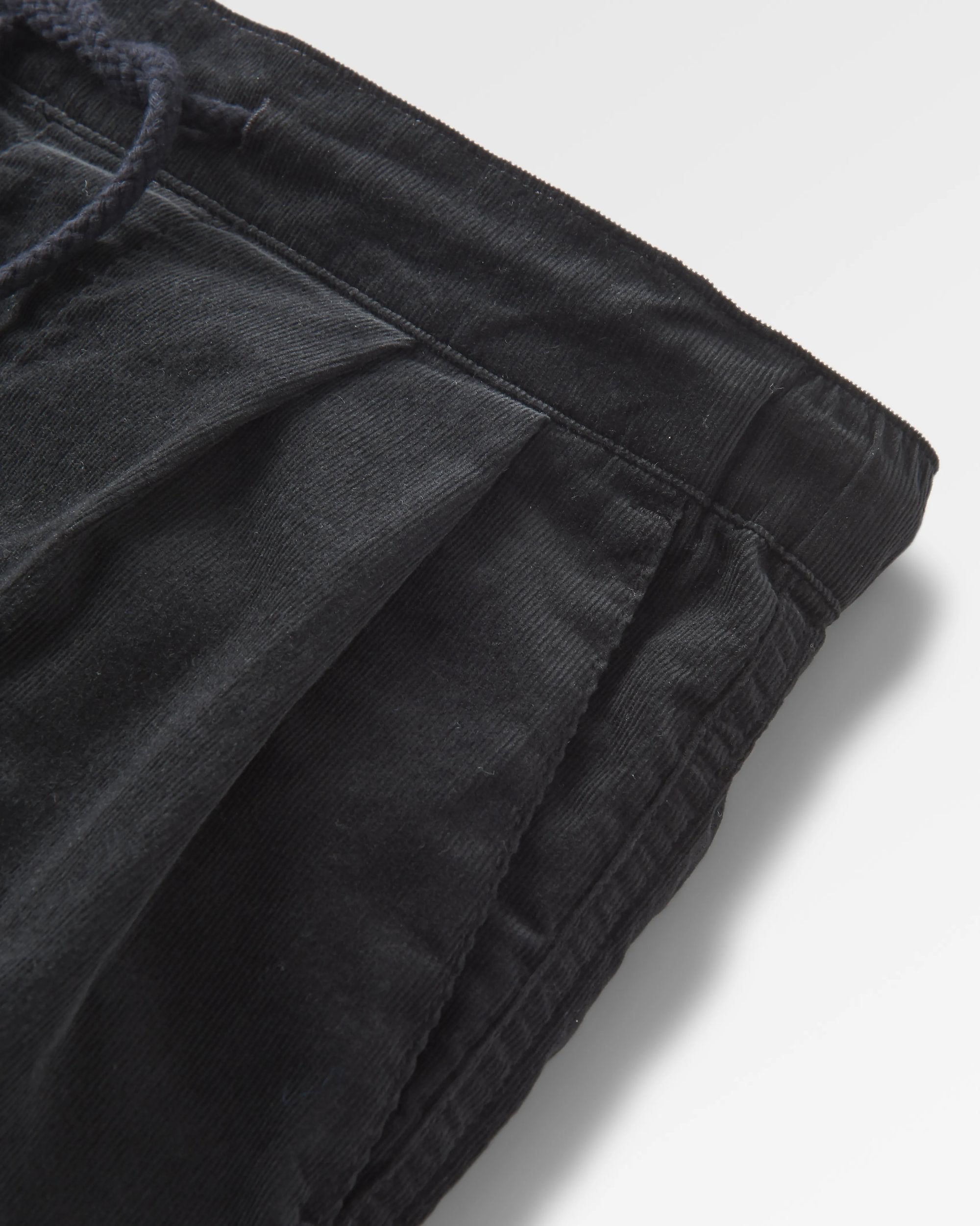 Compass Recycled Cord Trouser - Black