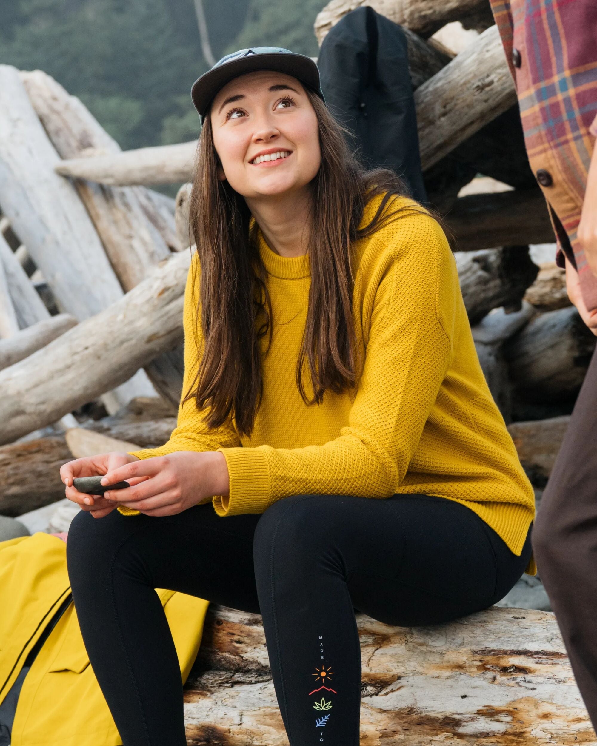 Cove Organic Cotton Knitted Jumper - Heritage Yellow