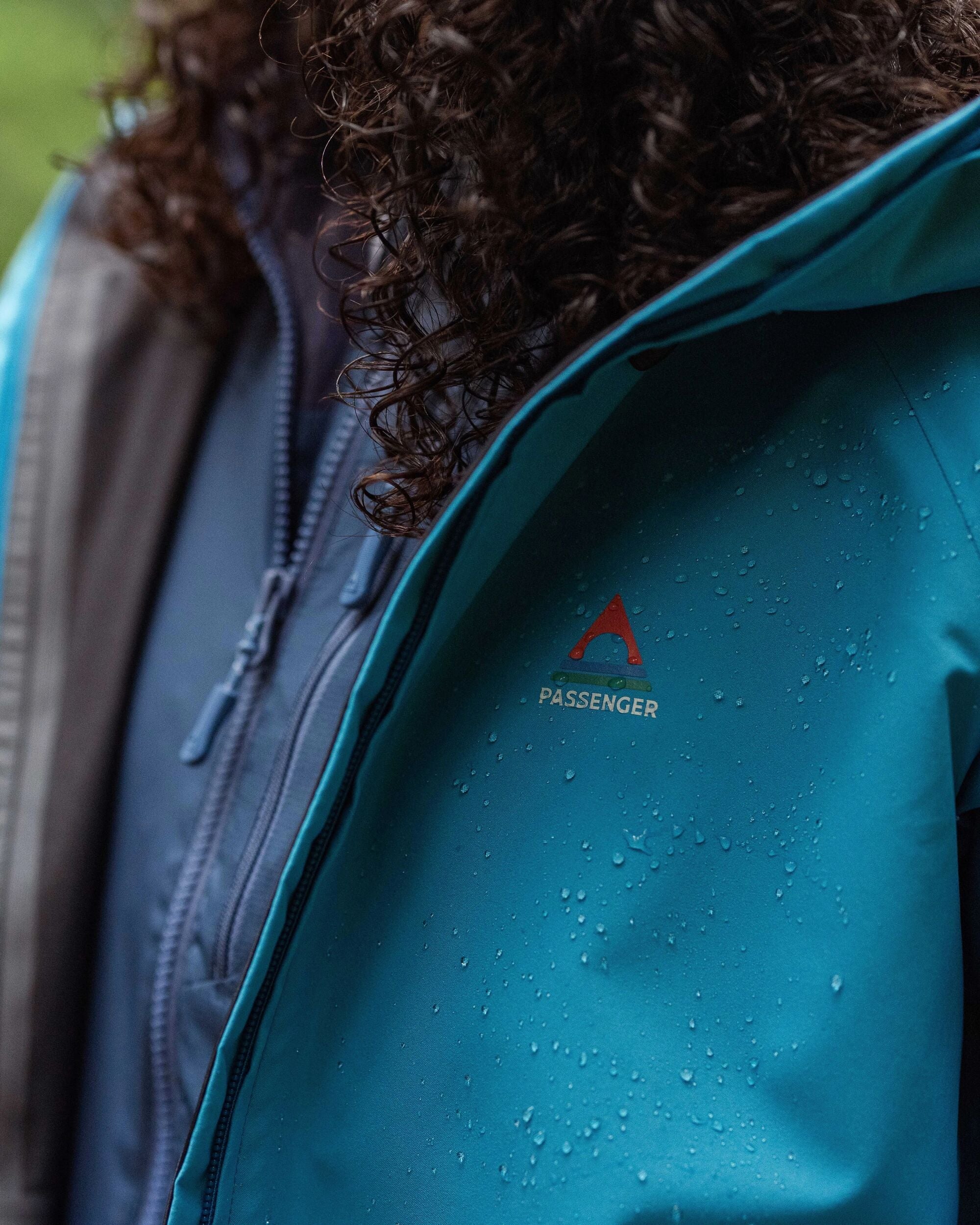 Five Element Recycled Waterproof Jacket - Bluejay