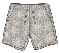 Drifter Corduroy Short - Seaweed Pebble Grey