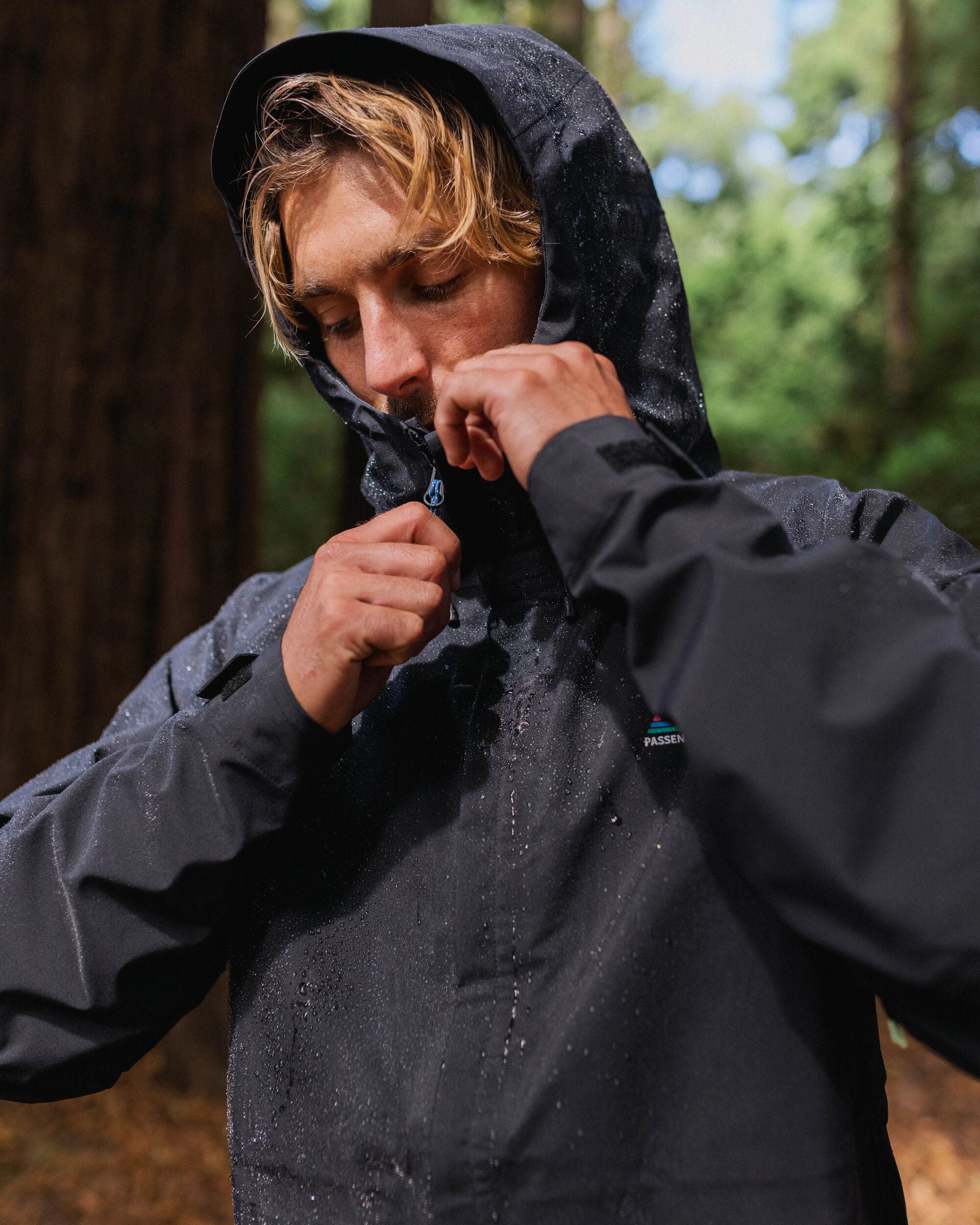 Five Season Recycled Waterproof Jacket - Black