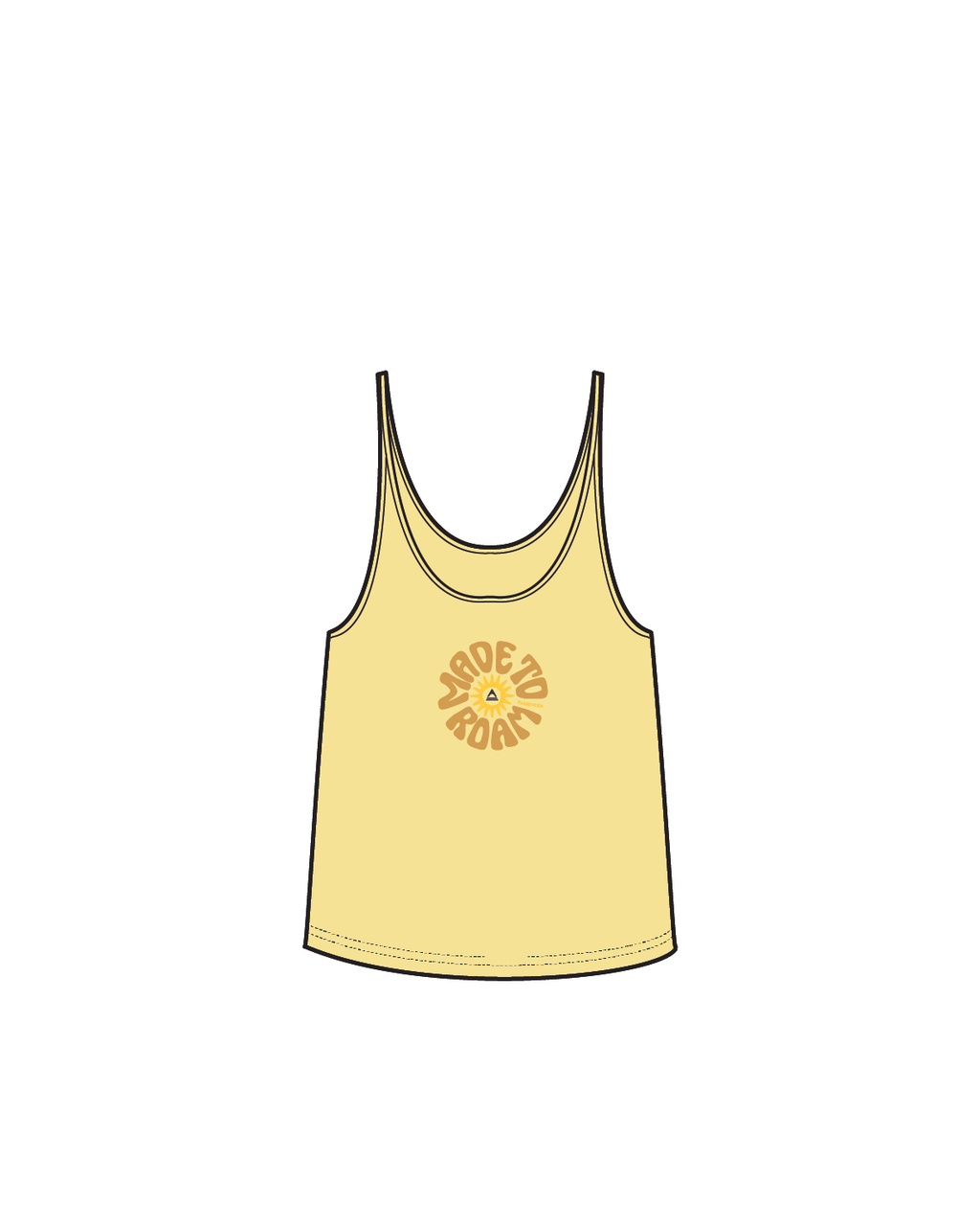 Easy Days Strappy Vest - Sunlight
