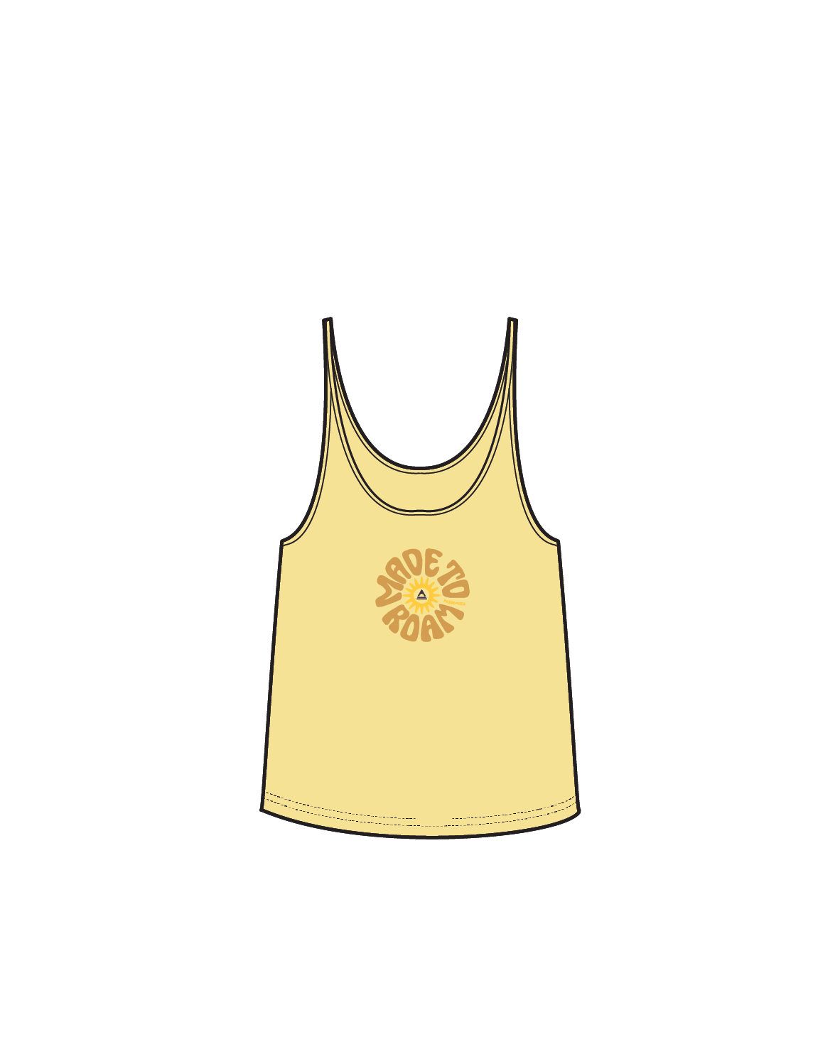 Easy Days Strappy Vest - Sunlight