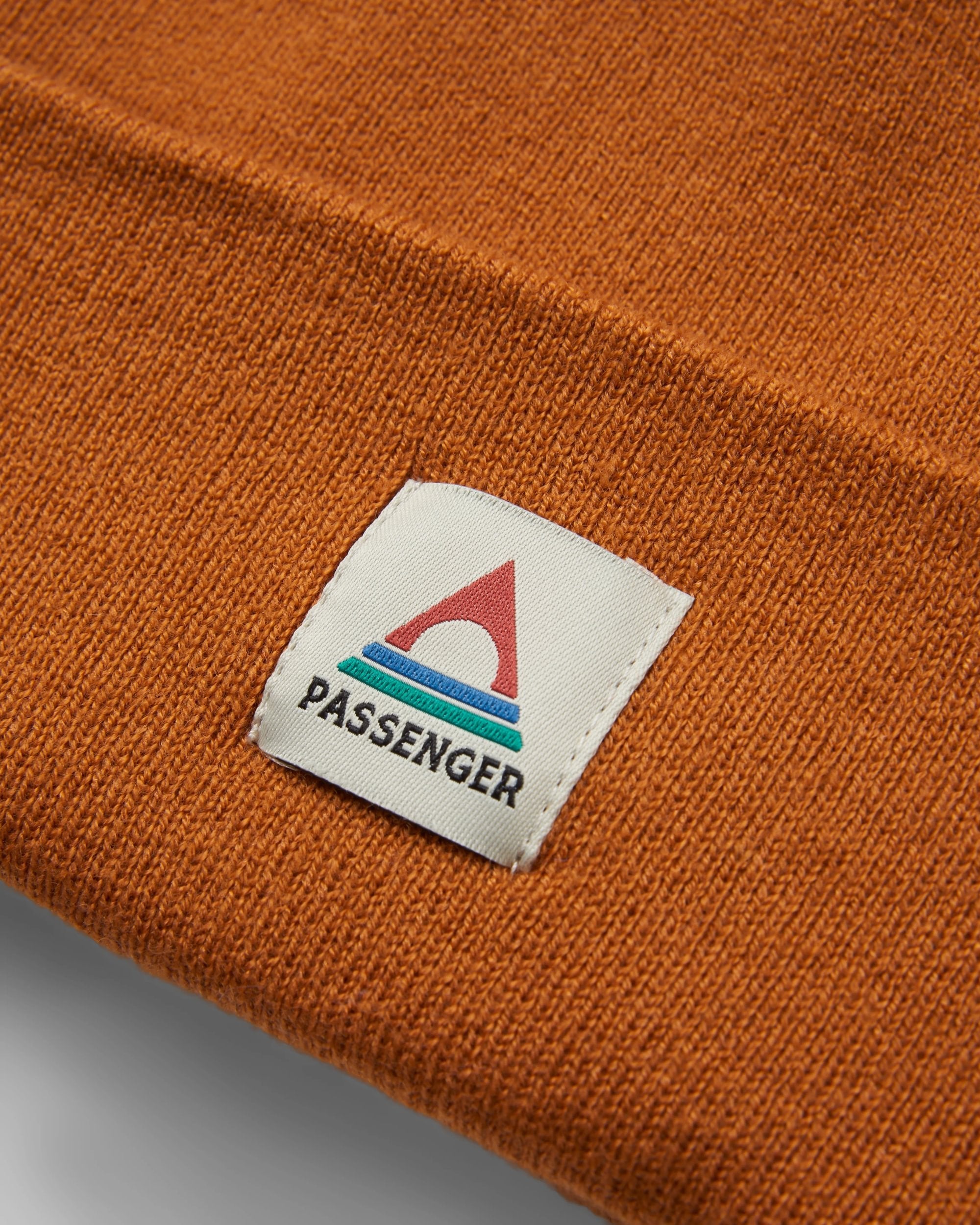 Core Recycled High-Top Beanie - Retro Orange