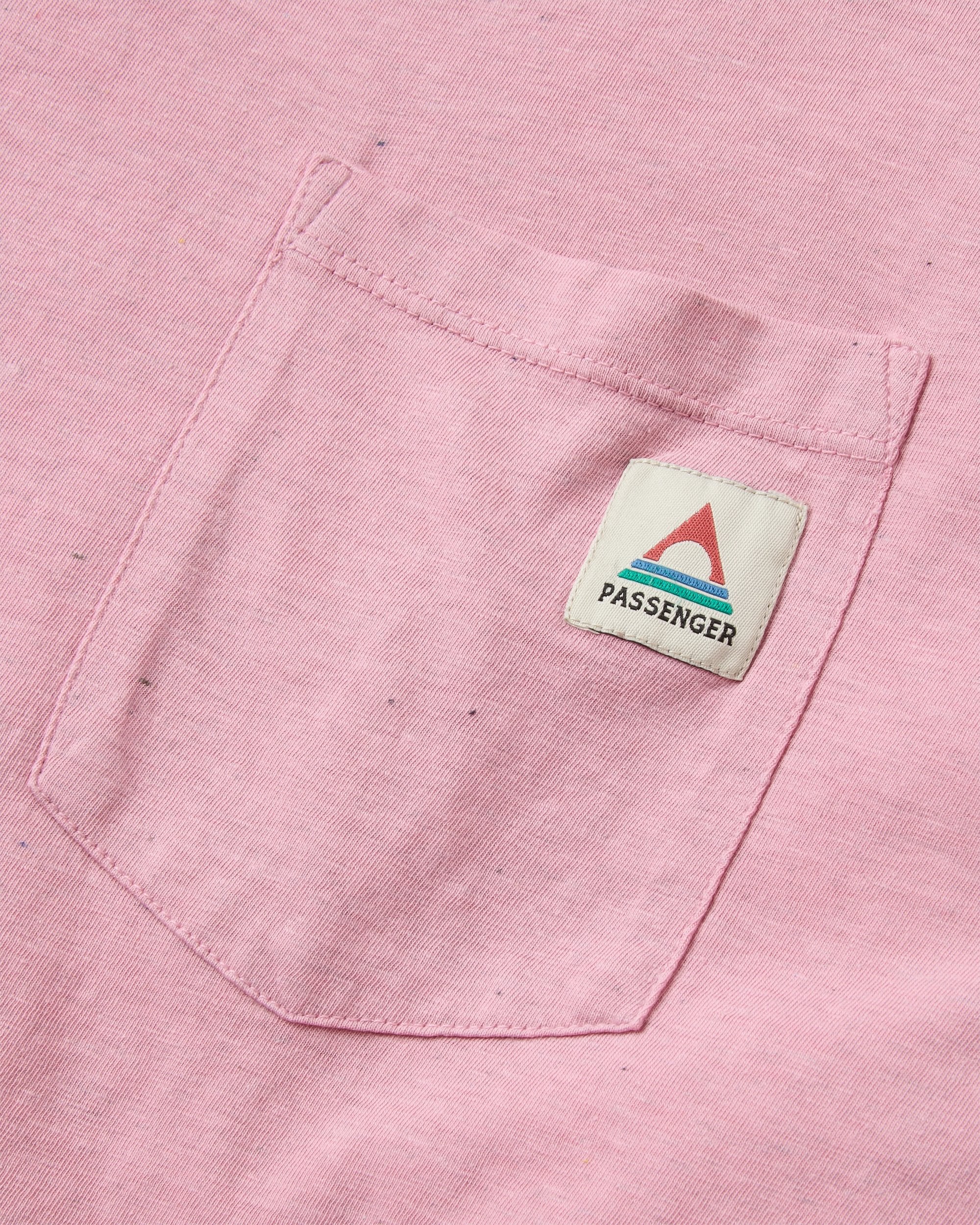 Heritage Organic Relaxed Fit LS T-Shirt - Pink Haze