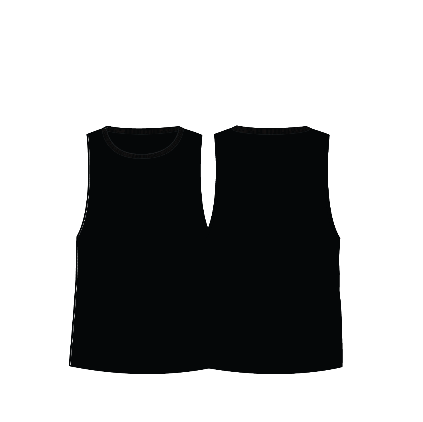 Dawning Recycled Cotton Vest - Black