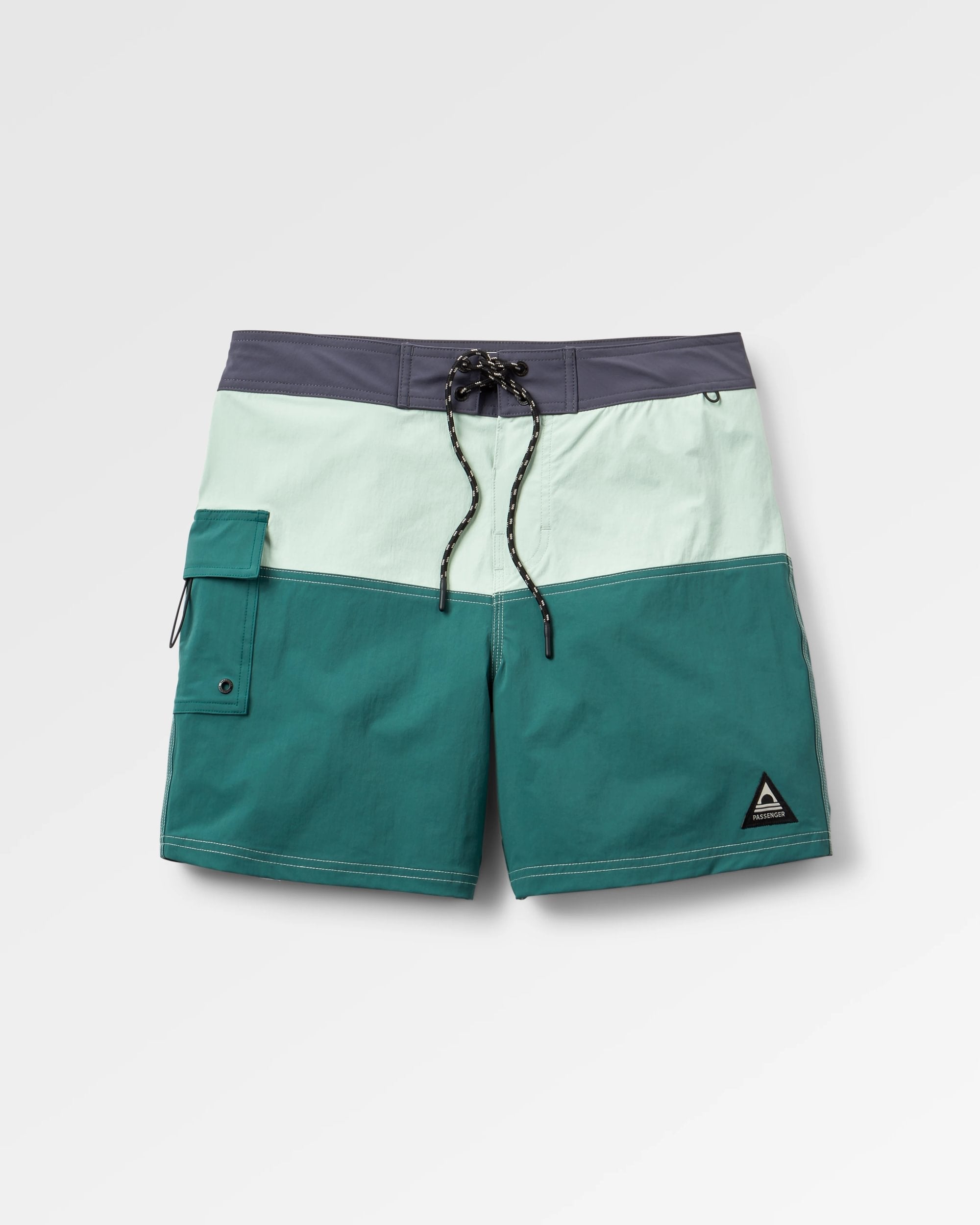 Cutback NetPlus® Recycled Boardshort - Spearmint/Deep Ocean