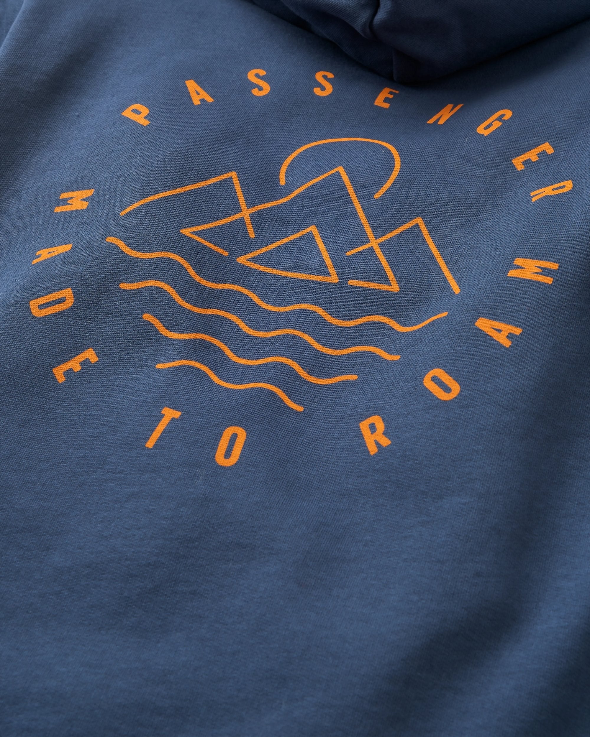 Escapism Recycled Cotton Hoodie - Rich Navy