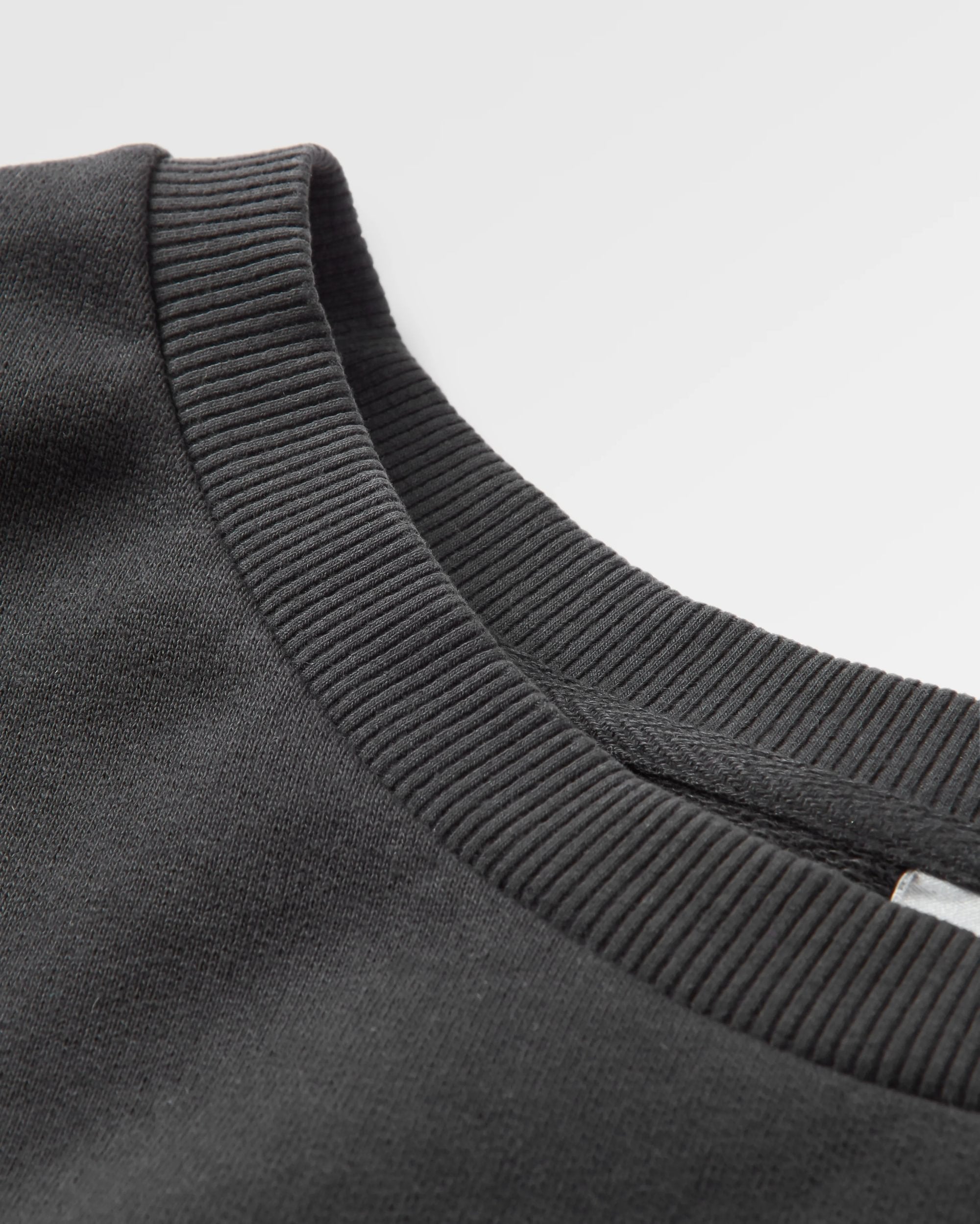 Heritage Recycled Cotton Sweatshirt - Black