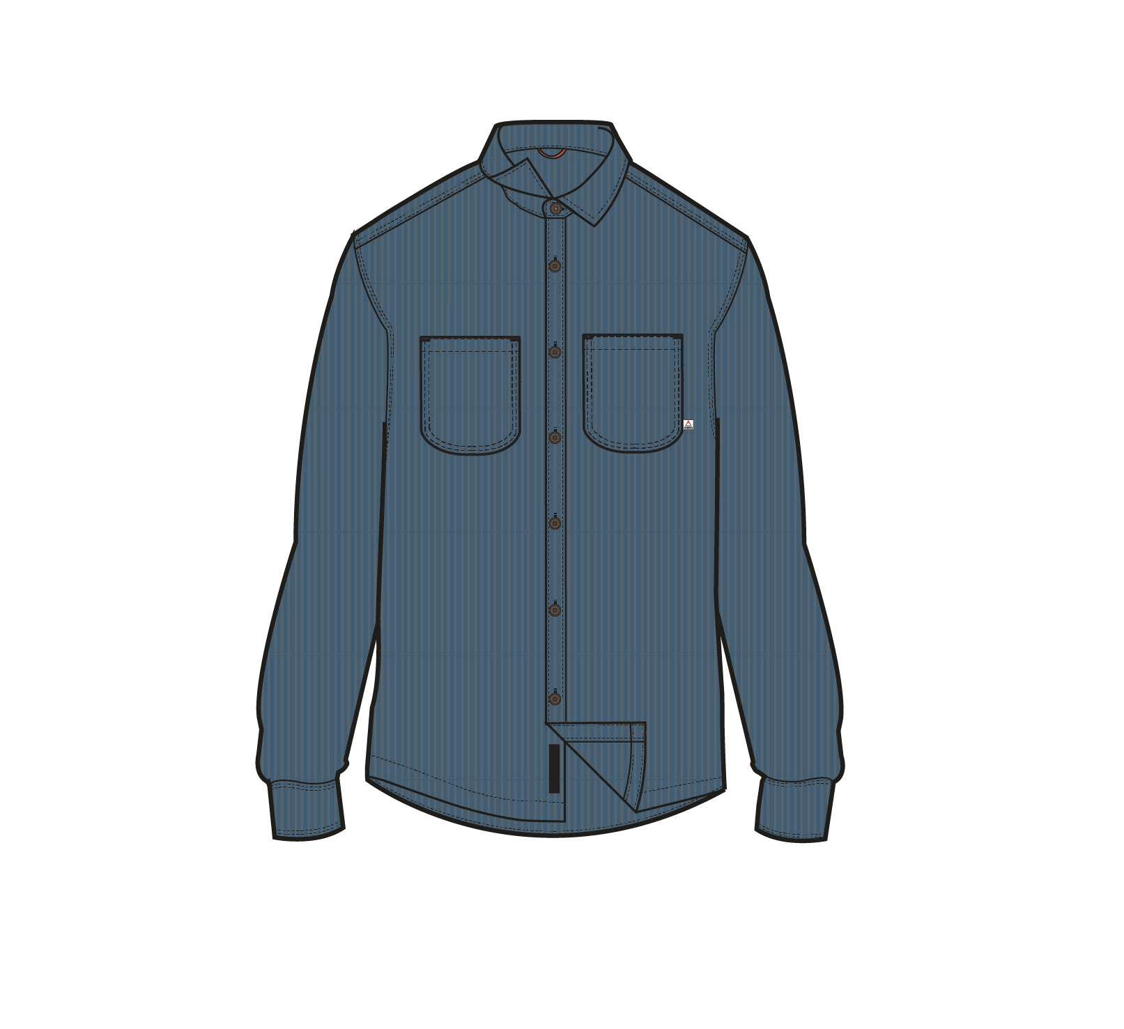 Backcountry Cord Shirt - Tidal Blue