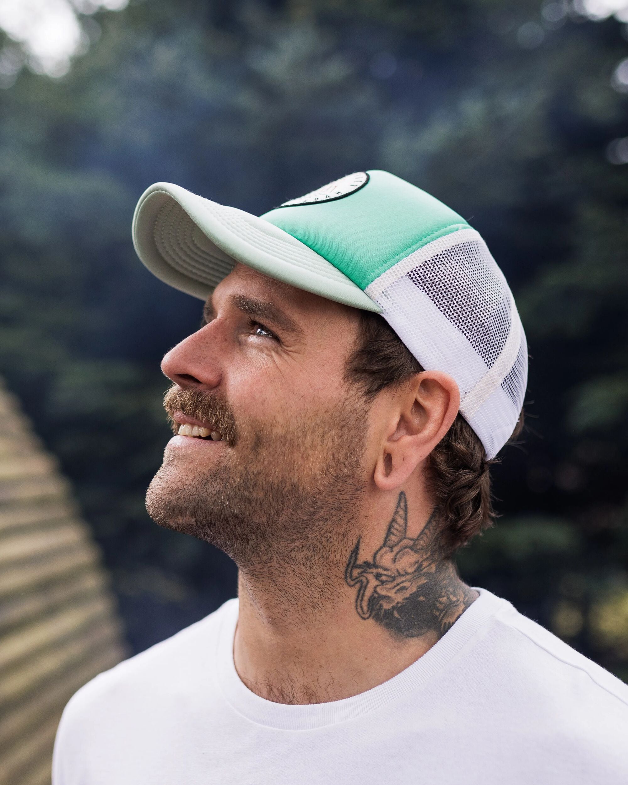 Escapism Trucker Cap - Green Fig