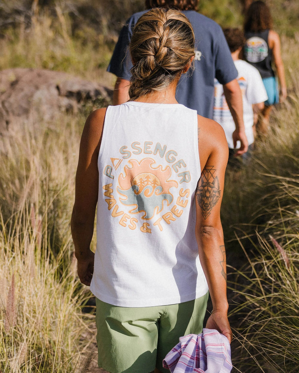 Dune Women's Recycled Cotton Vest - White