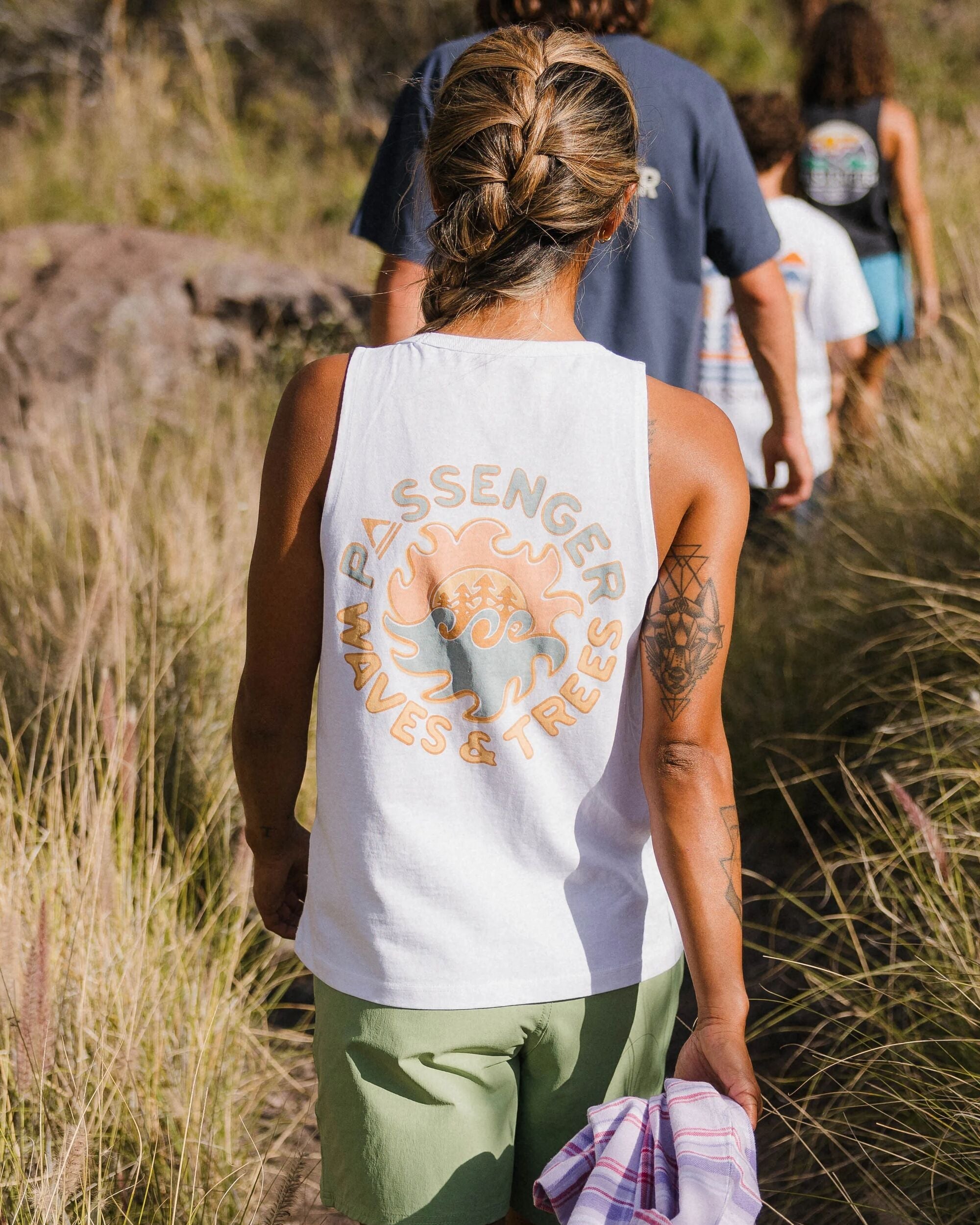 Dune Women's Recycled Cotton Vest - White