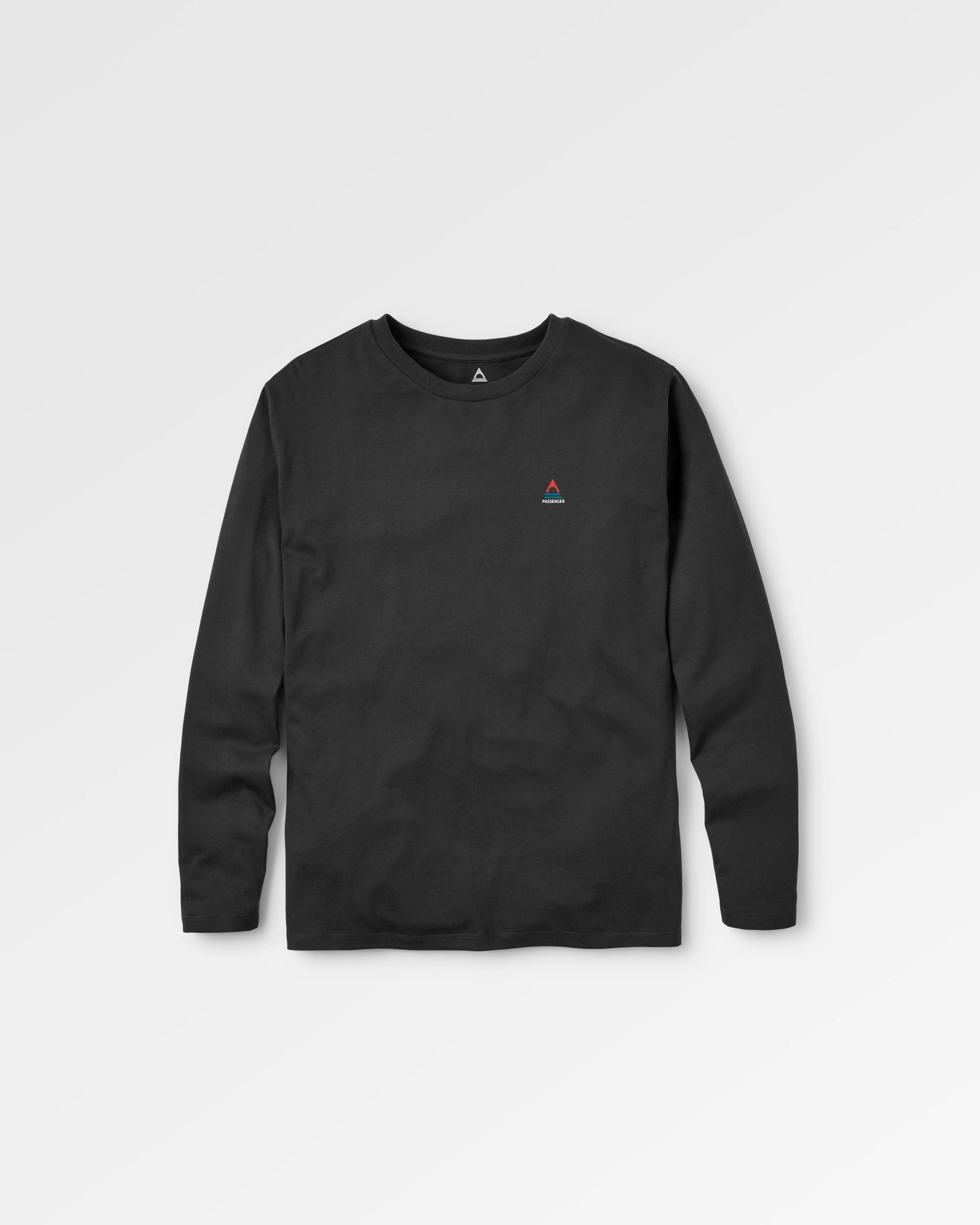 Classic Logo Recycled Cotton LS T-Shirt - Black