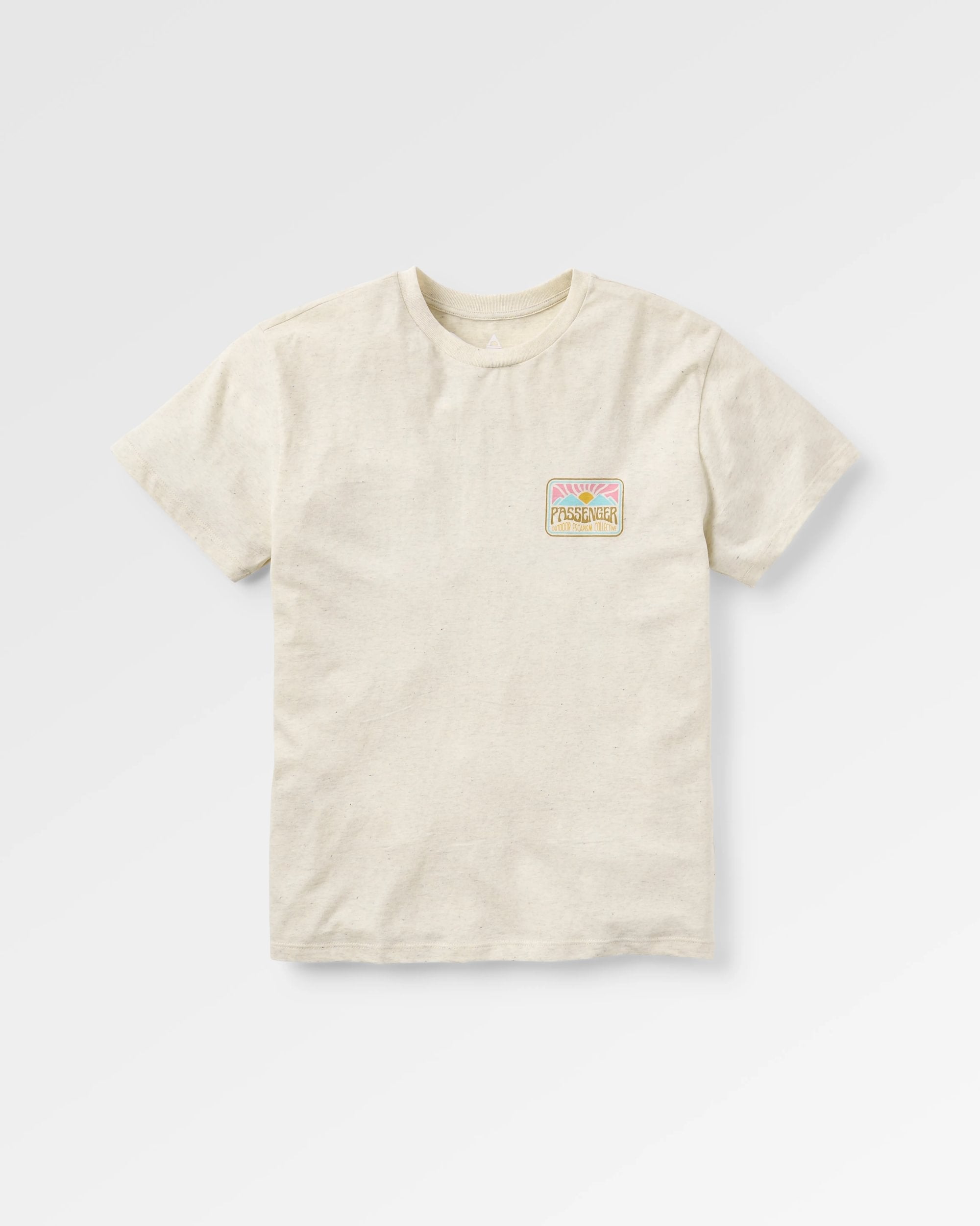 Golden Hour Recycled Cotton T-Shirt - Milky Marl