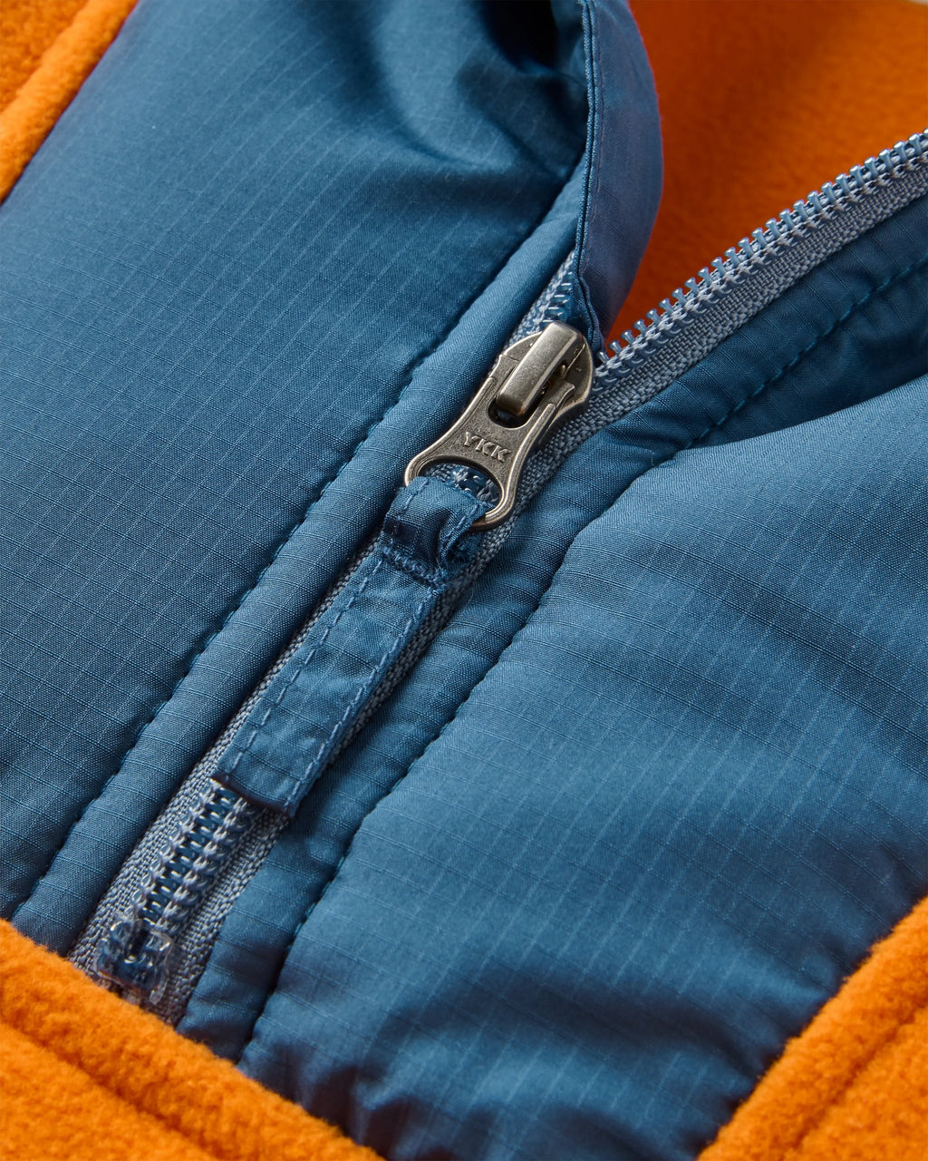 Alexander Recycled Polar Hooded Fleece - Sunrise Orange