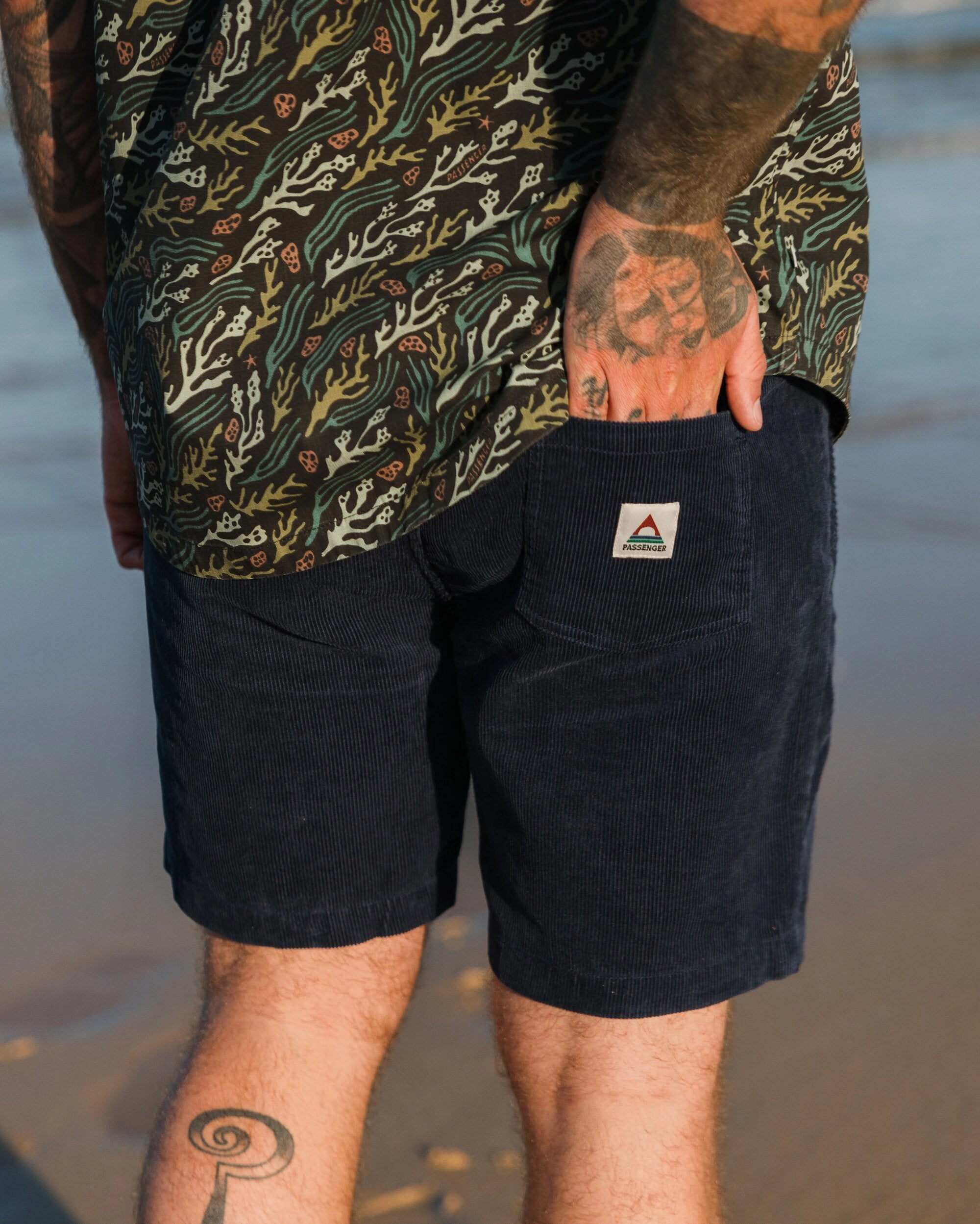 Drifter Corduroy Short - Rich Navy