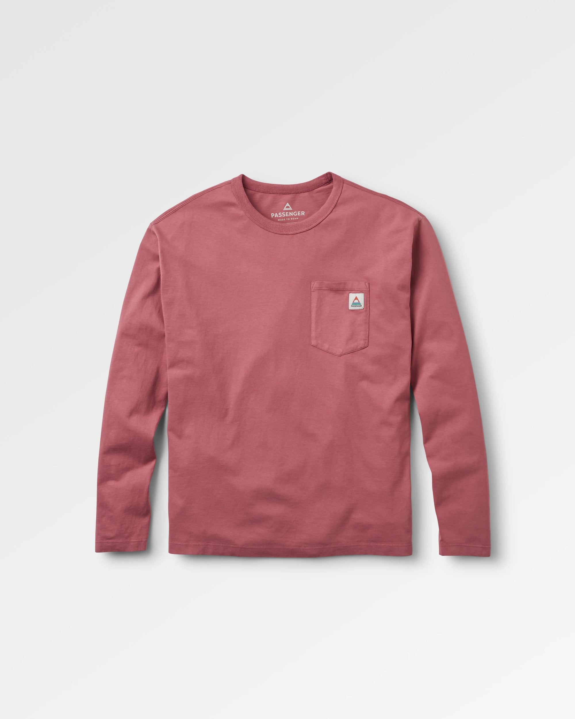 Heritage Organic Relaxed Fit LS T-Shirt - Mauve Dusk