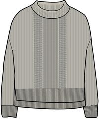 Hideout Oversized Recycled Knitted Jumper - Off White