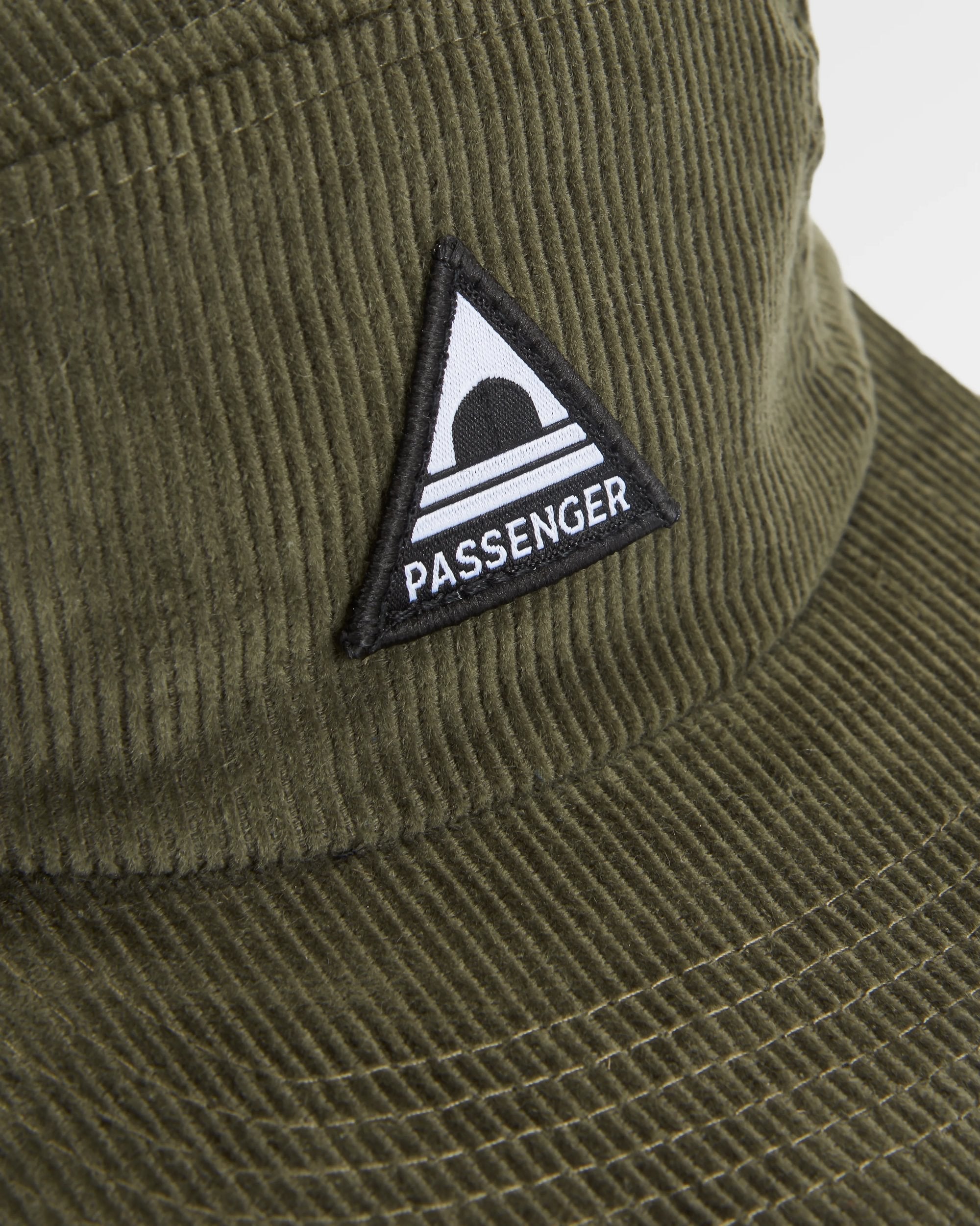 Fixie Recycled Cord 5 Panel Cap - Khaki