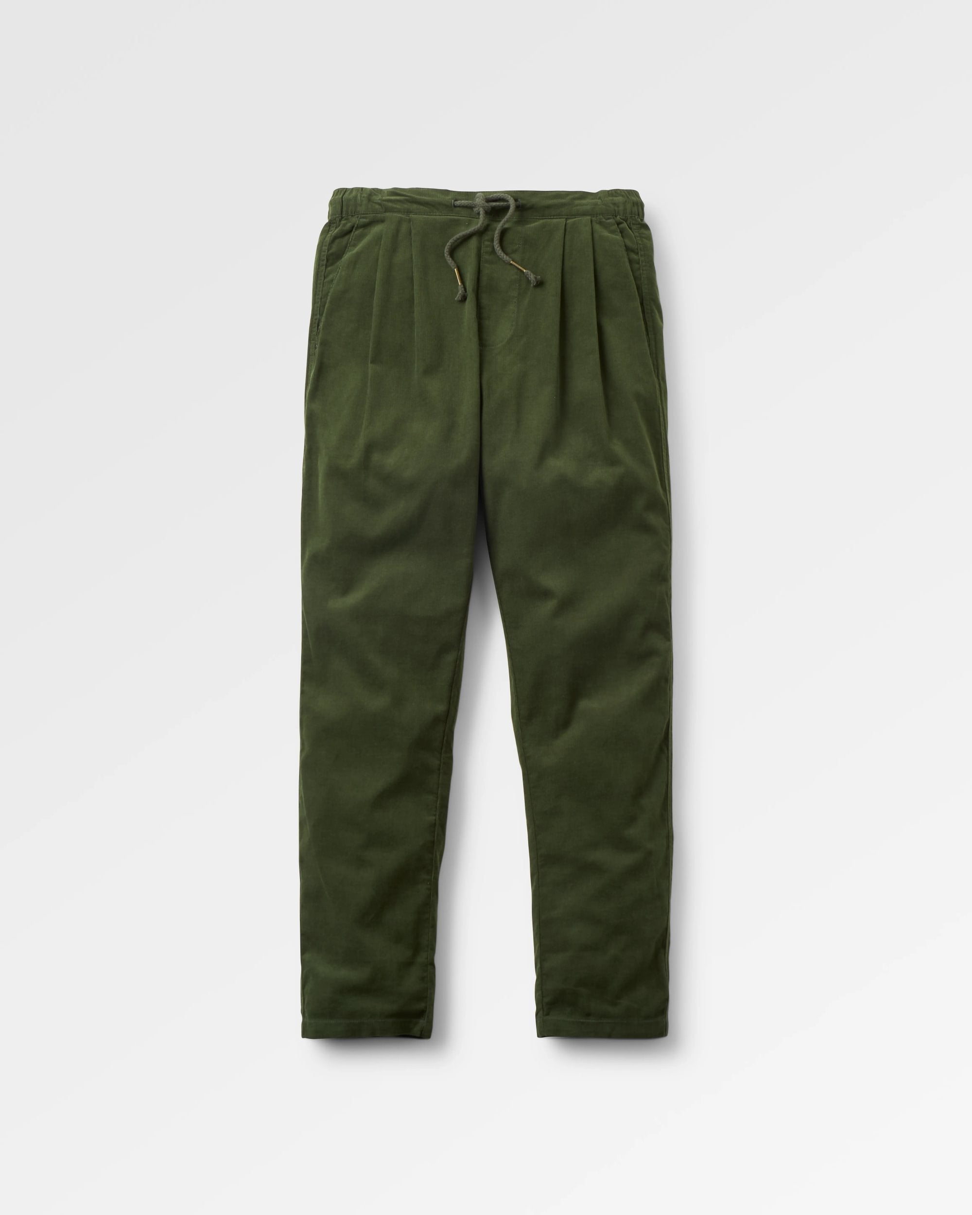 Compass Recycled Cord Trouser - Fir Tree