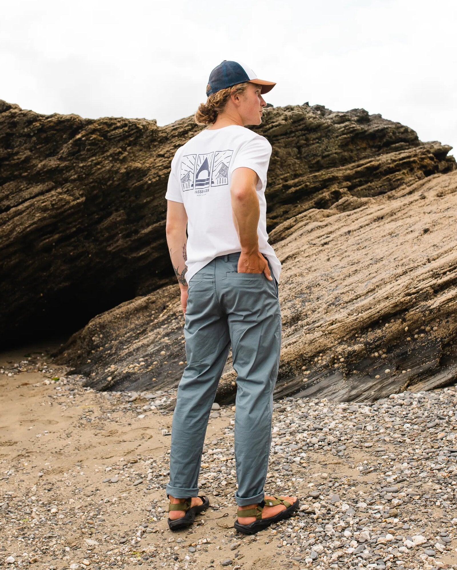 365 Light Organic Trouser - Storm Grey