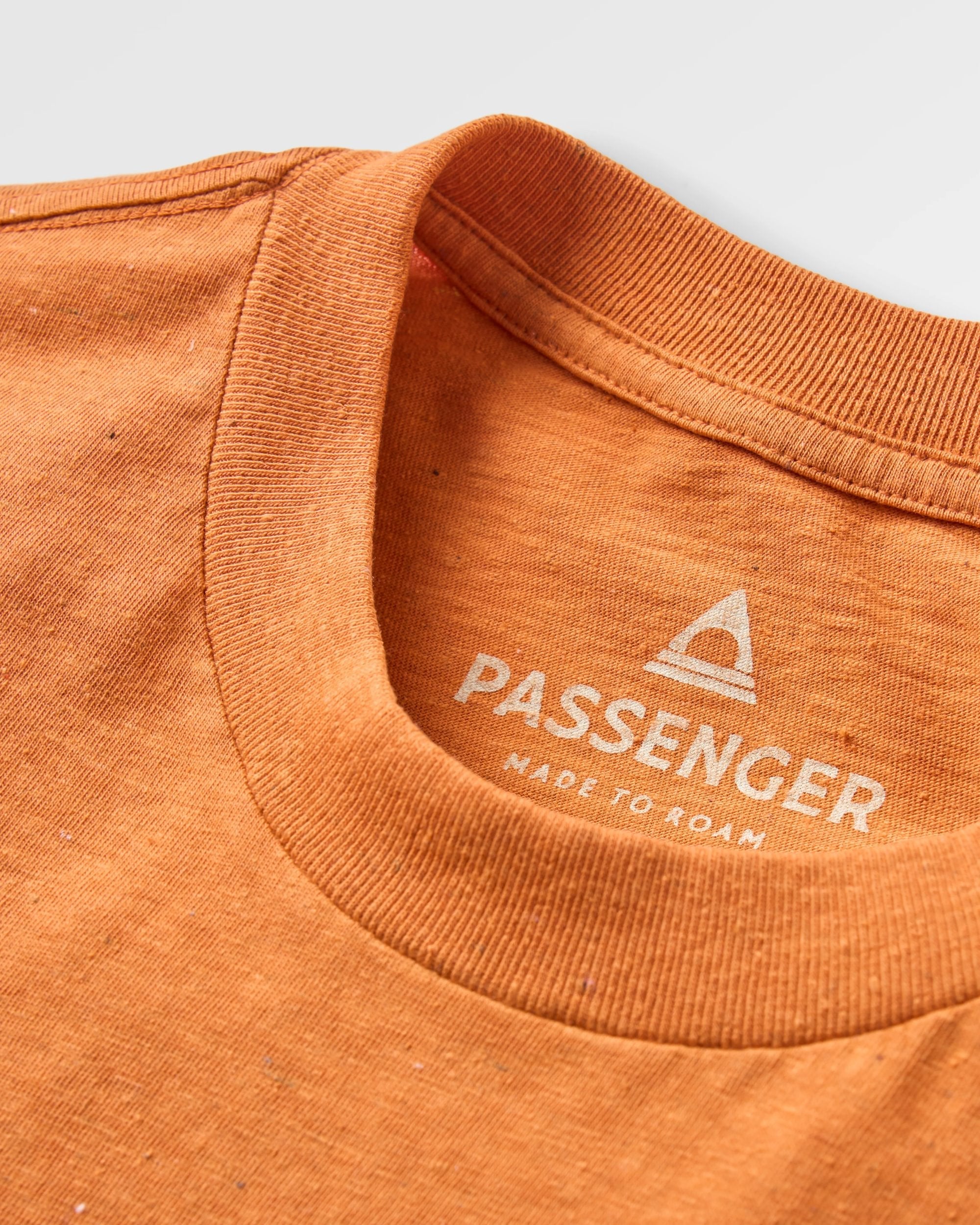 Elbio Relaxed Fit LS T-Shirt - Sunset Orange Marl