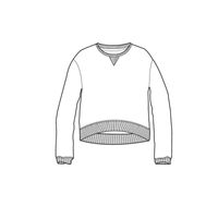 Heritage Recycled Cotton Sweatshirt - Black