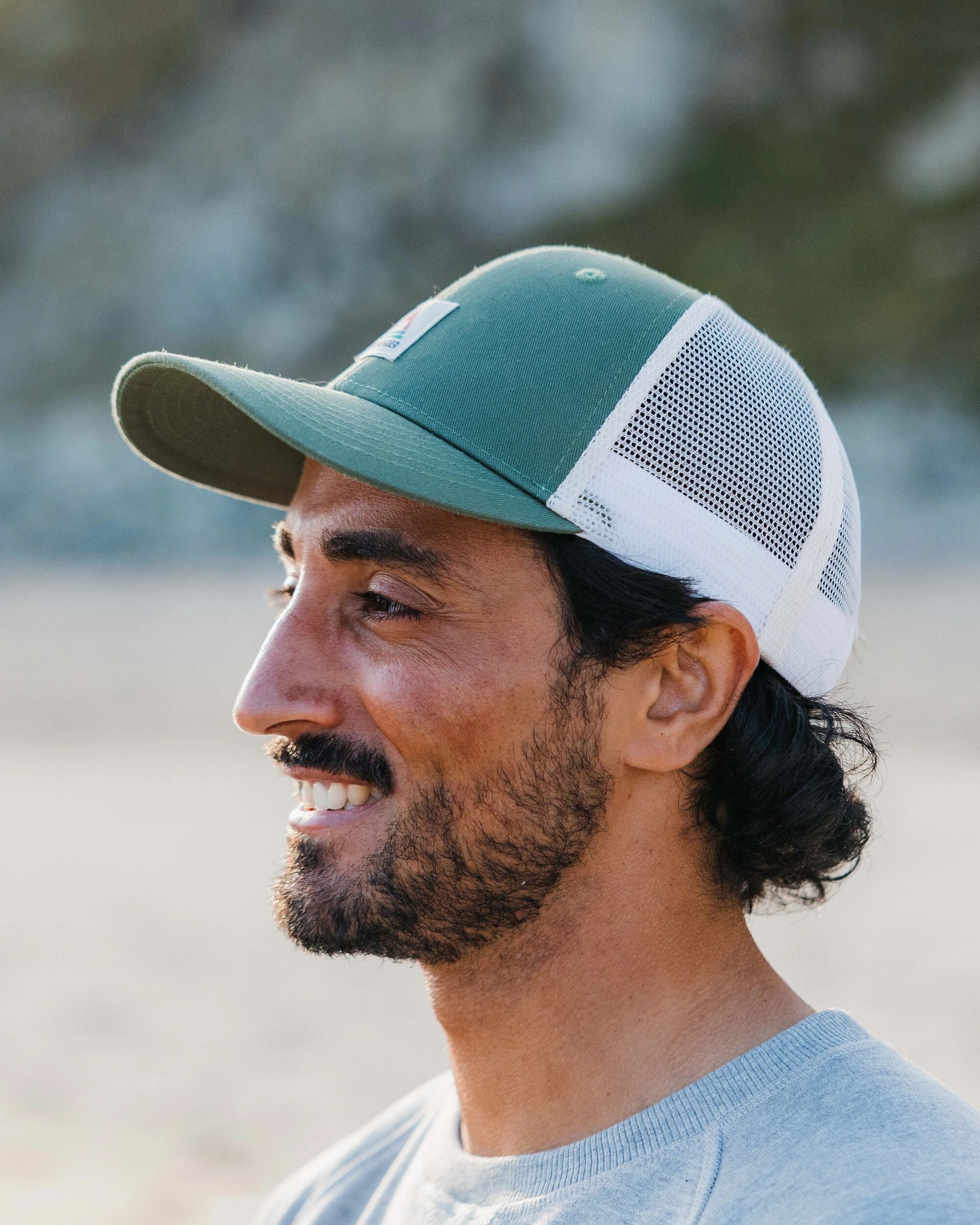 Heritage Mesh Snapback Cap - Dark Forest