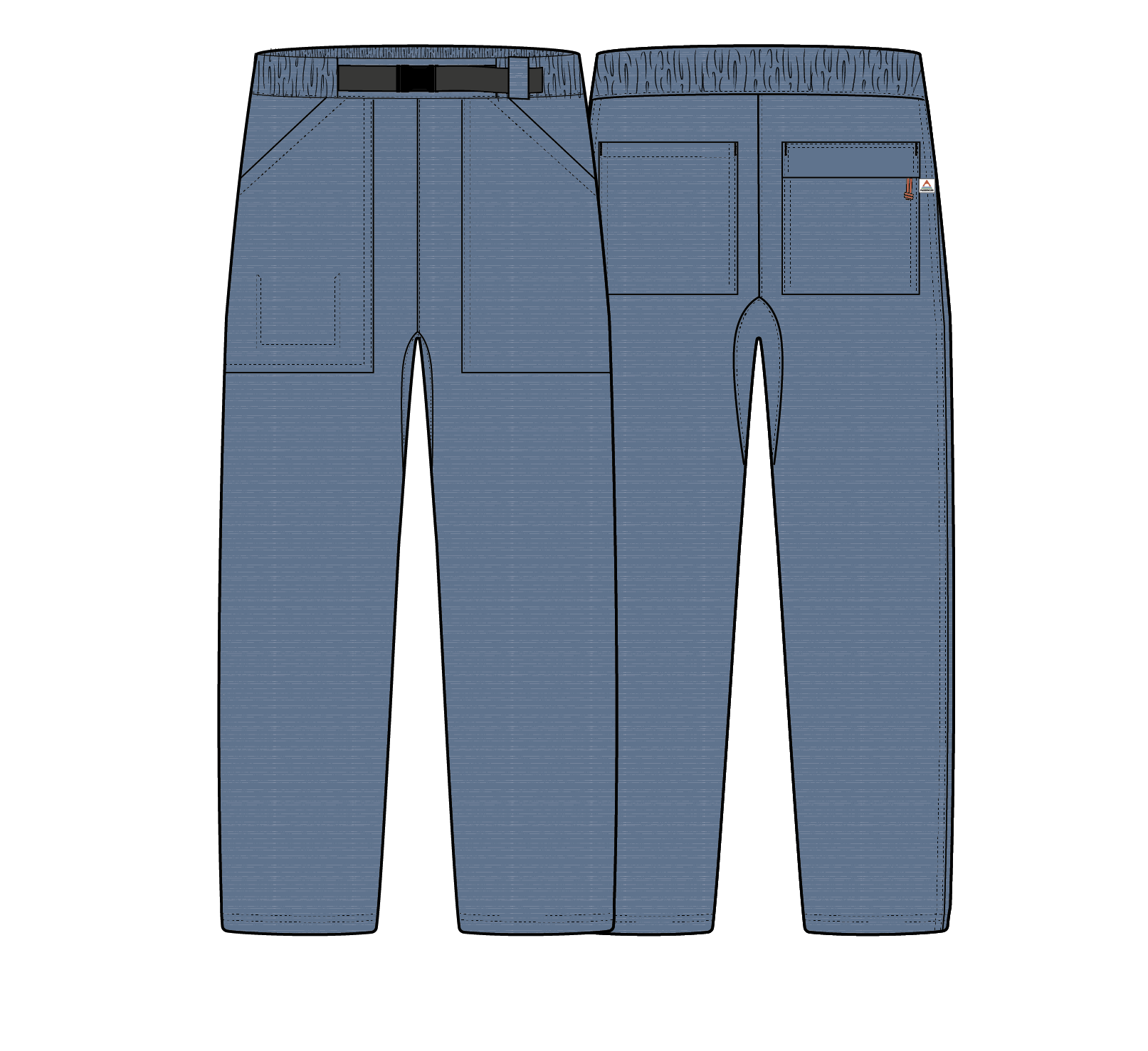 Adventurer Denim Trouser - Mid Wash Denim
