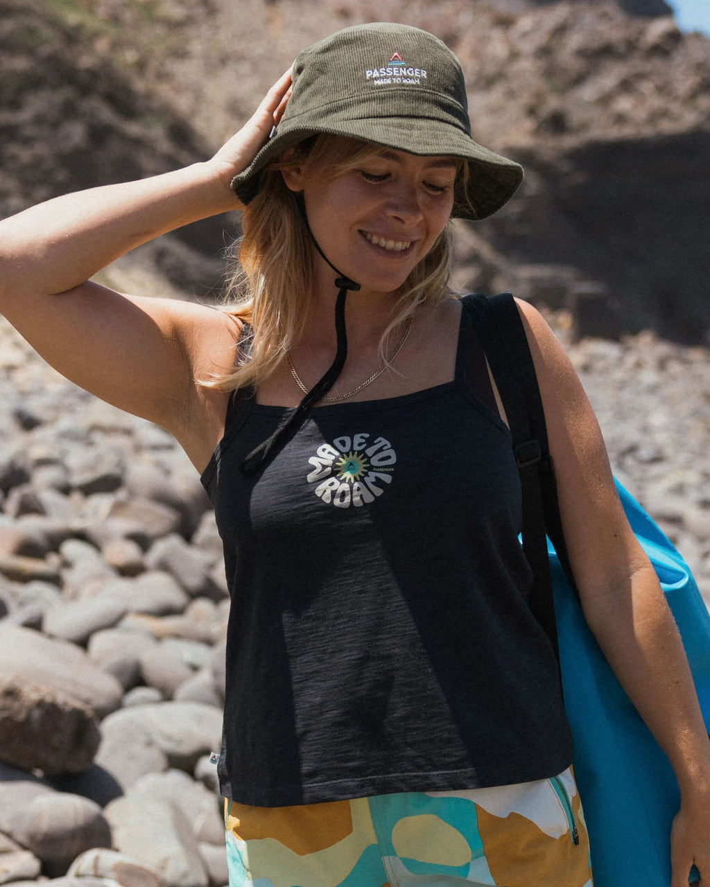 Easy Days Strappy Vest - Black