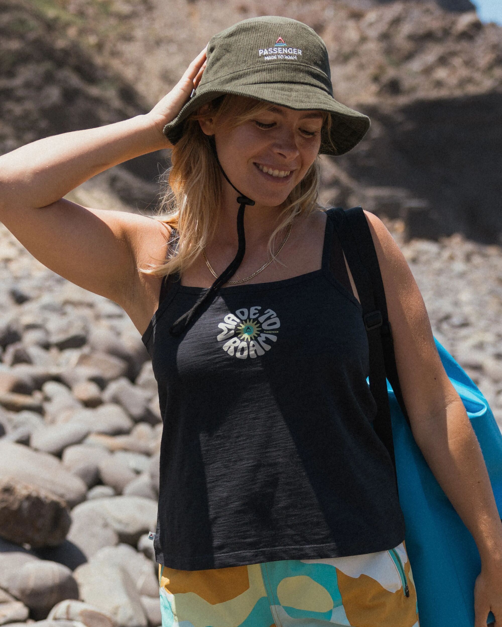 Easy Days Strappy Vest - Black