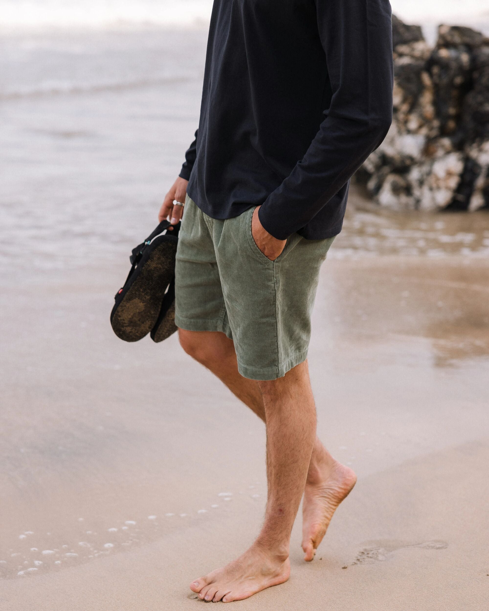 Drifter Cord Short - Pistachio