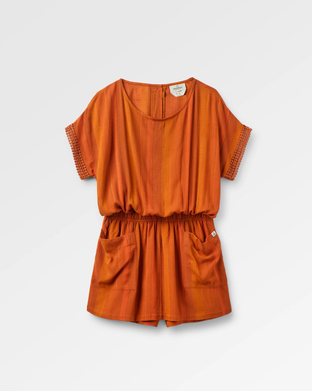 Clarity Short Skort Dress - Ember Orange Stripe