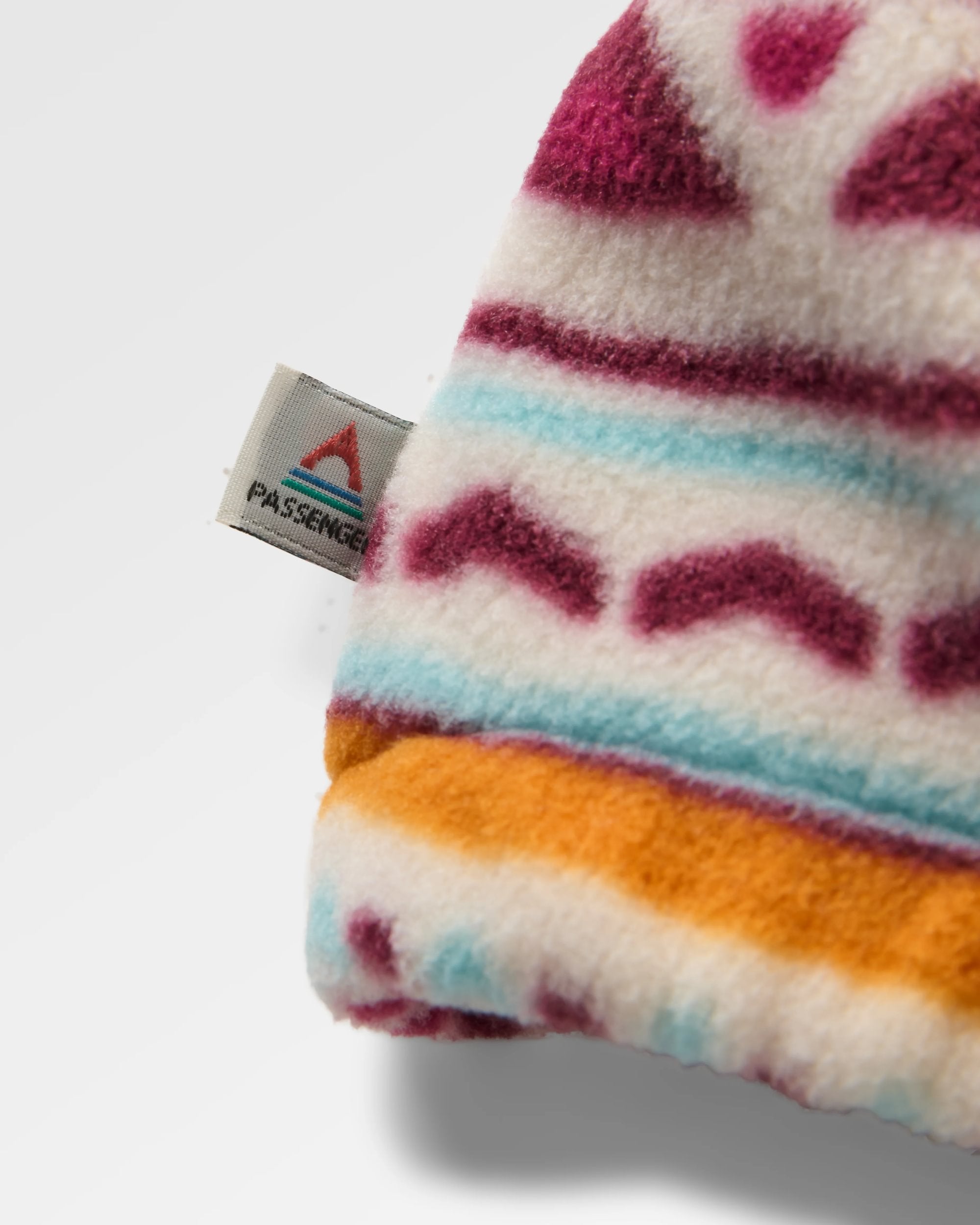 Ayla Recycled Micro Polartec® Fleece - Geo Tracks Birch