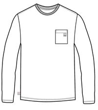 Heritage Organic Relaxed Fit LS T-Shirt - White