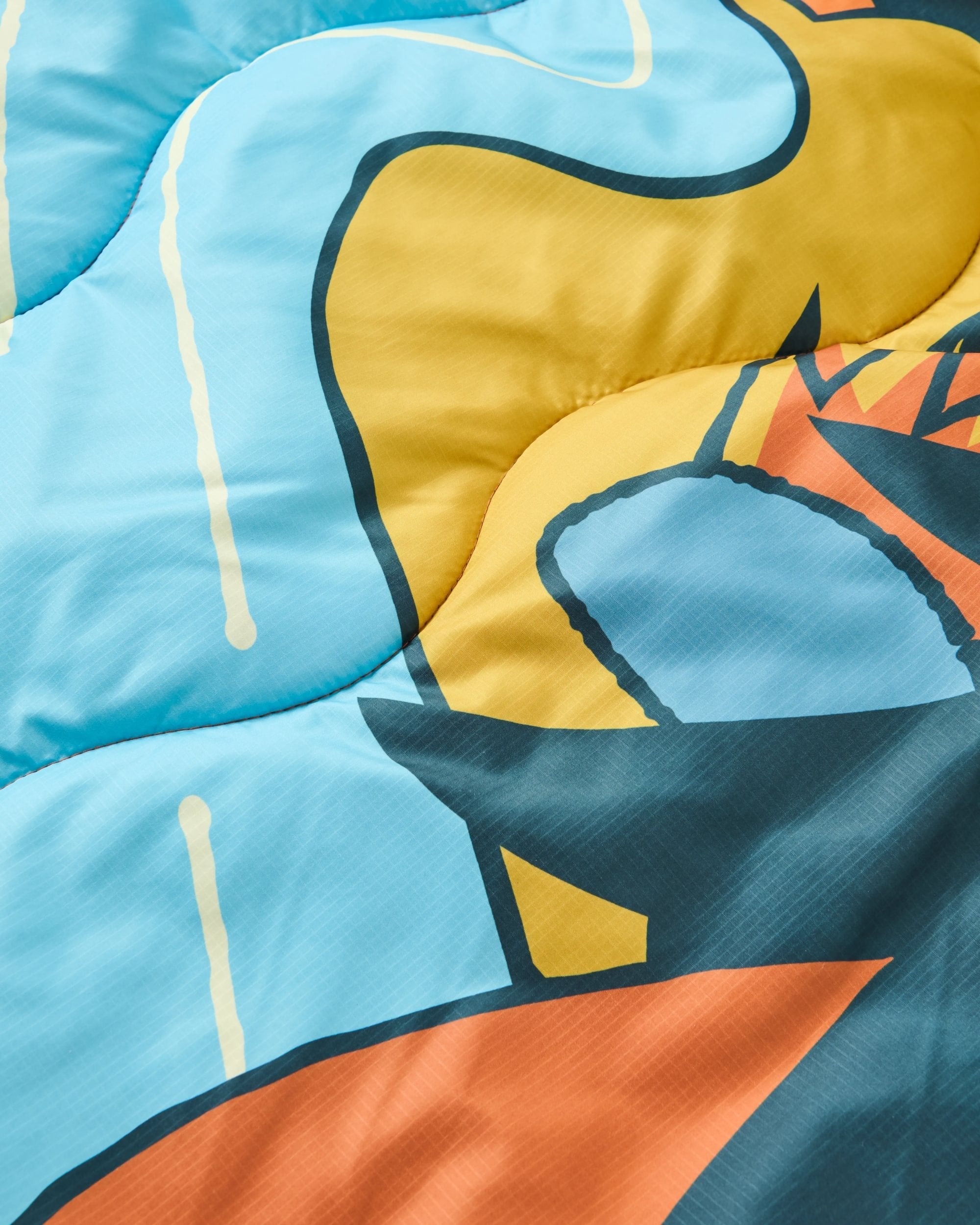 Cabin Recycled Sherpa Blanket - Retro Orange