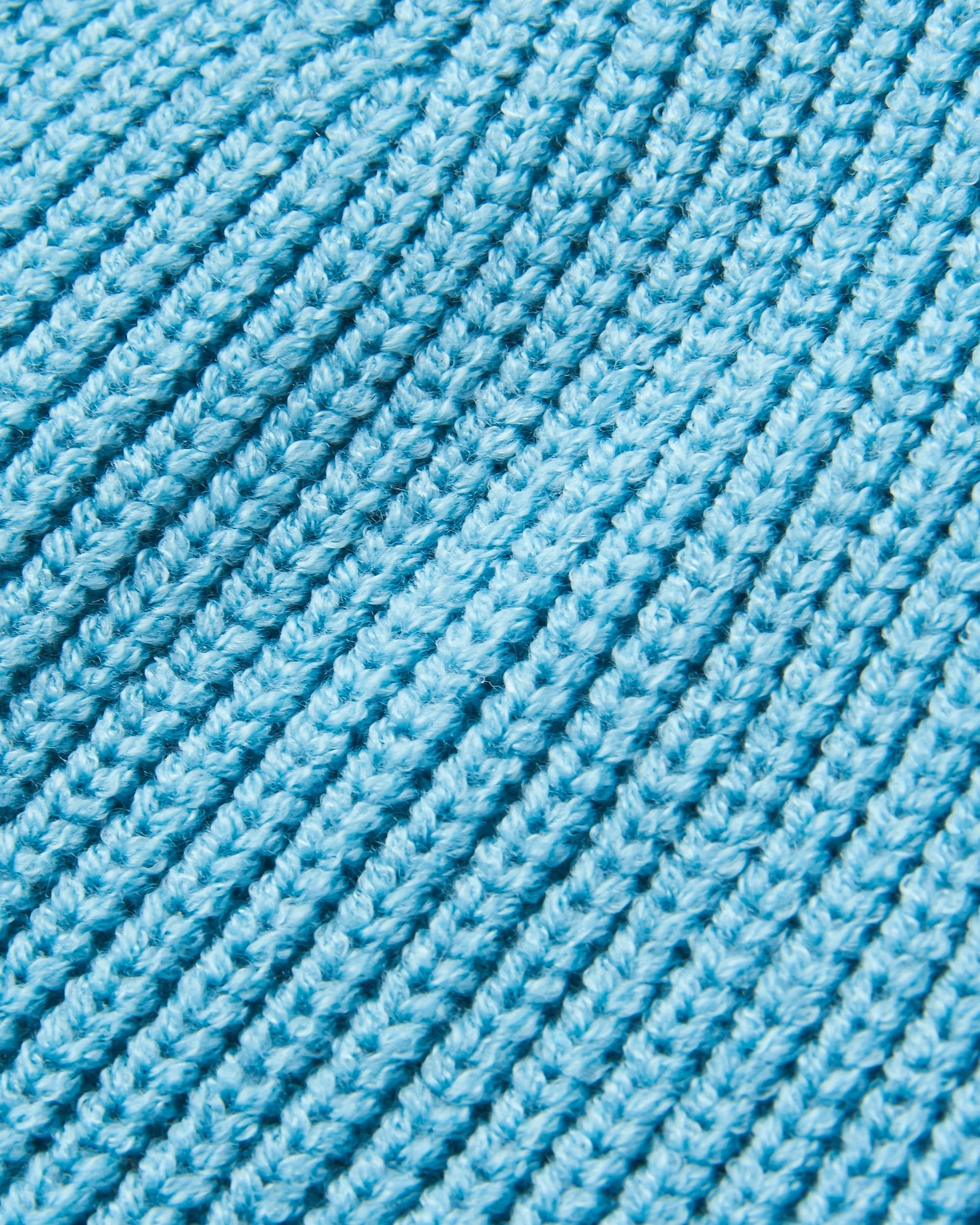 Compass Recycled Beanie - Retro Blue