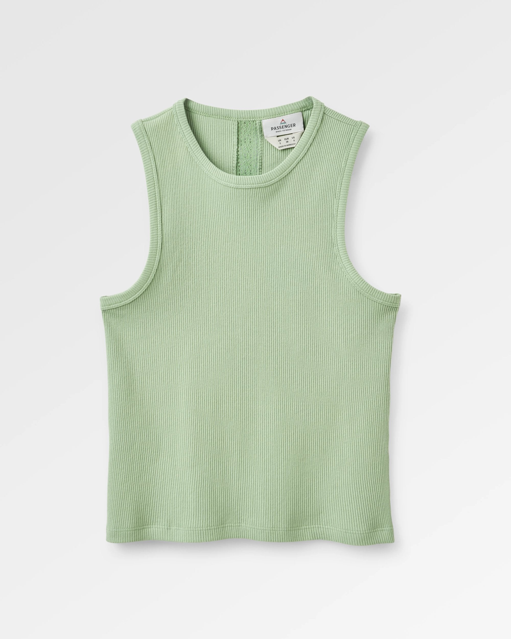 Atmos Ribbed Tank Vest - Stem Green