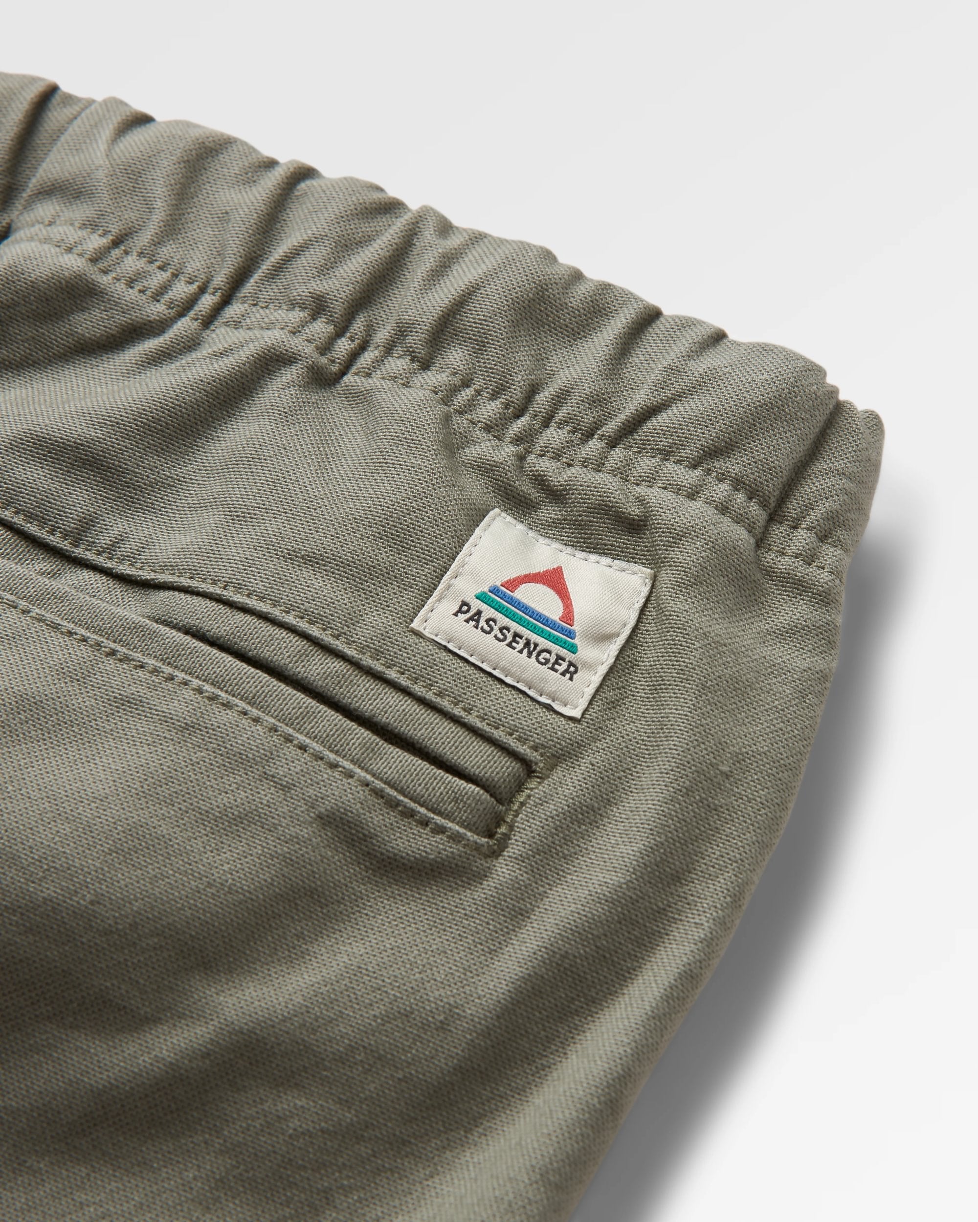 Adventurer Organic Cotton Canvas Trouser - Dusty Olive