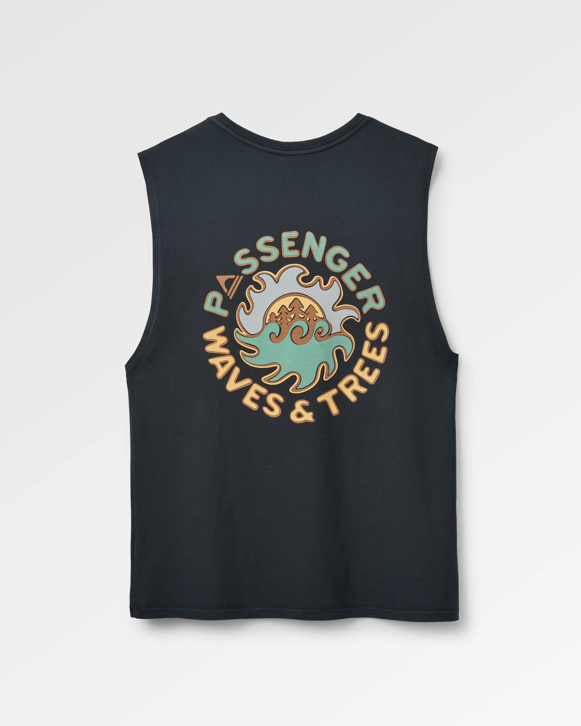 Dune Men's Recycled Cotton Vest - Black